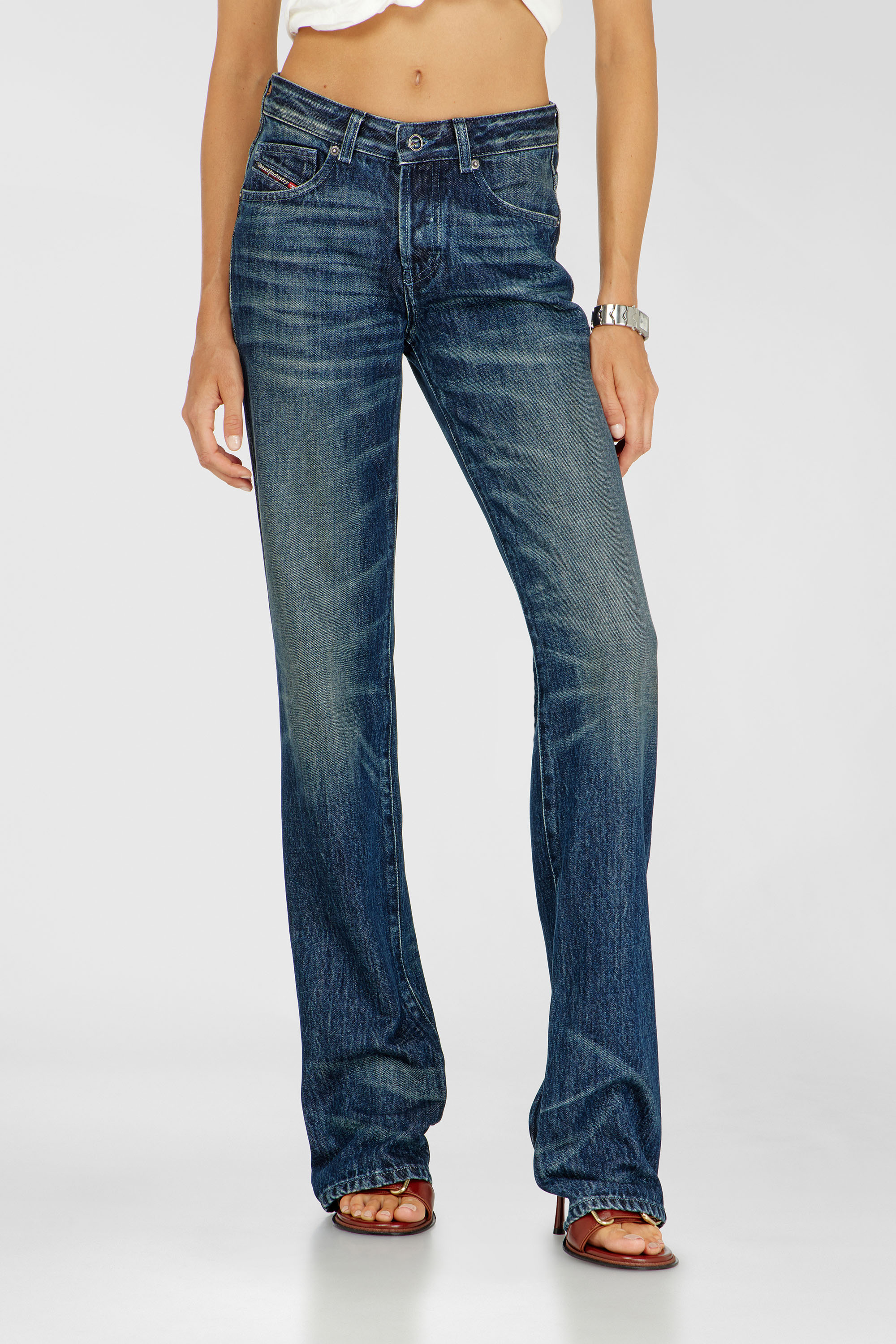 Diesel - Woman's Regular Jeans D-Heel 007FZ, Dark Blue - 4
