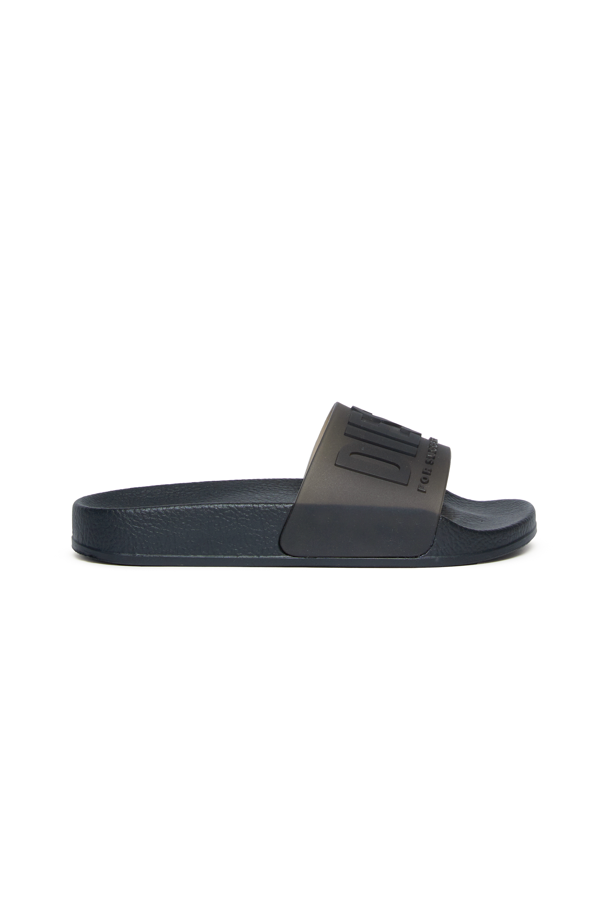 Diesel - SA-MAYEMI CC, Unisex's Semi-transparent rubber pool slides in Black - 1