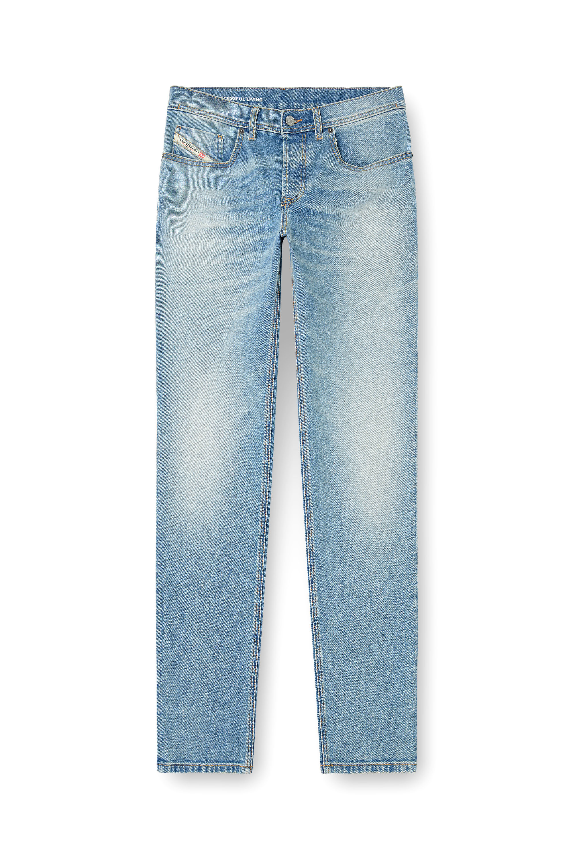 Diesel - Man's Regular Jeans 2023 D-Finitive 0DBEH, Light Blue - 2