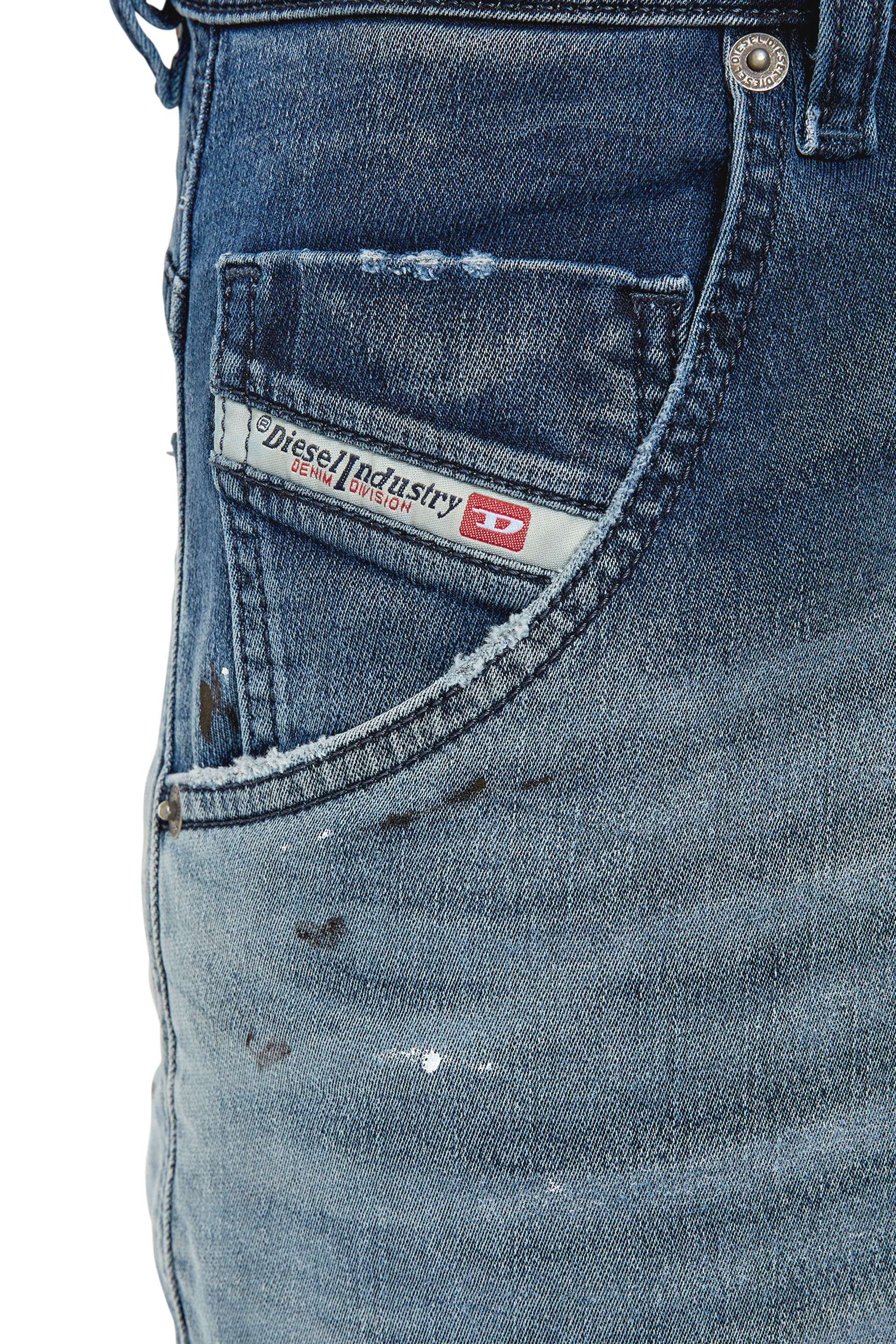 KROOLEY-Y-NE Man: tapered Medium blue Jeans | Diesel
