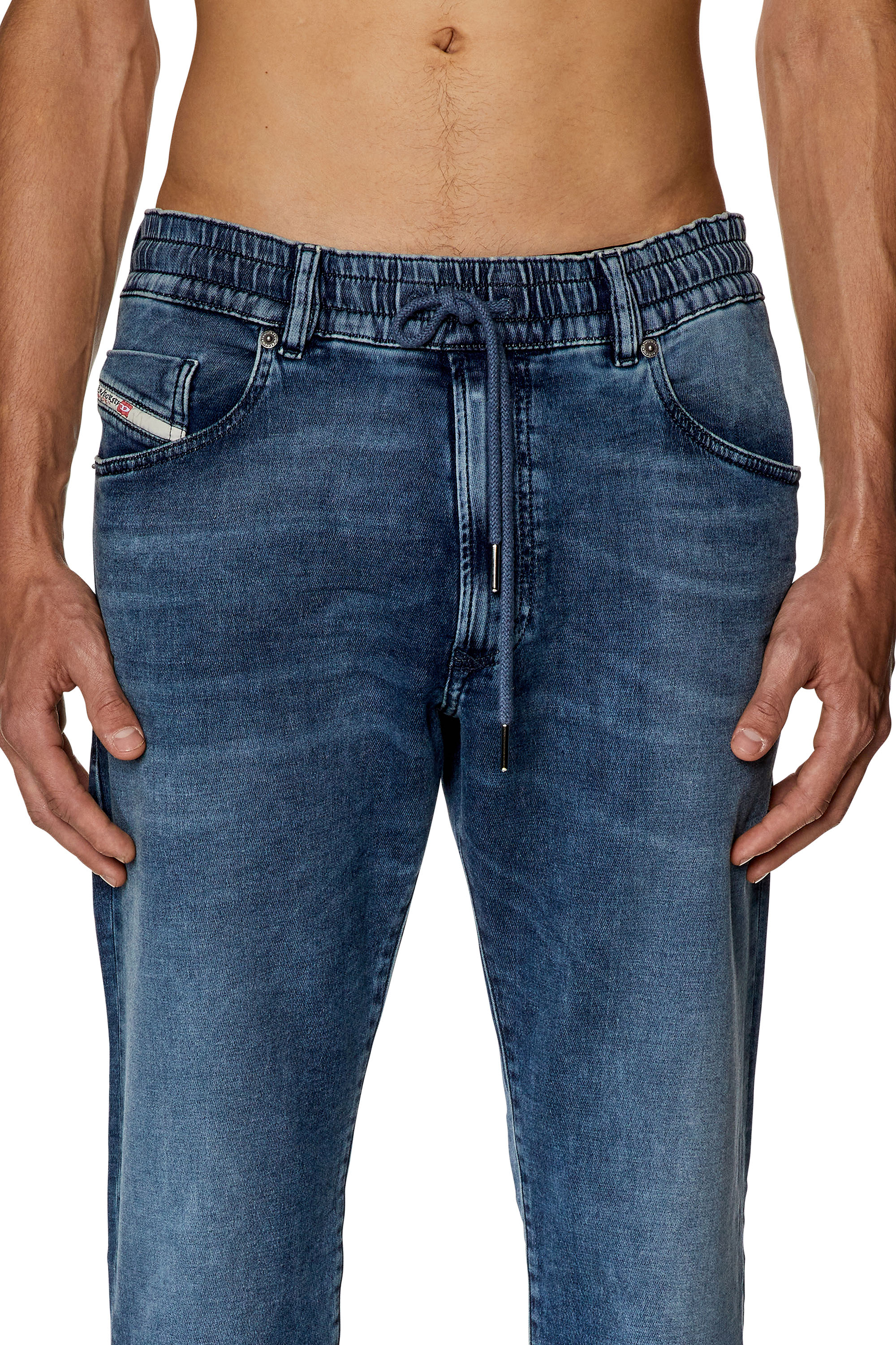 Diesel - Krooley JoggJeans® 068FJ Tapered, Medium blue - Image 3