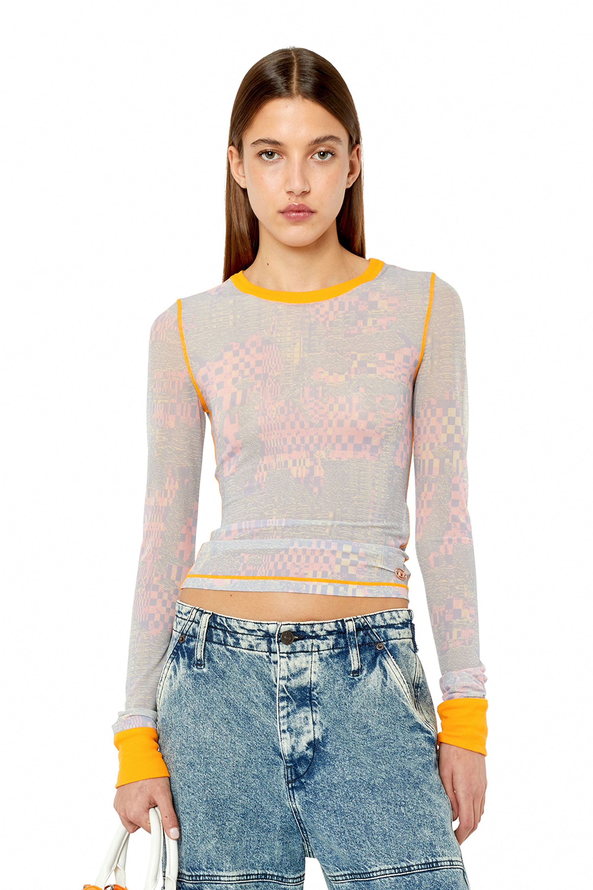 Diesel - T-SIEL, Blue/Pink - Image 1