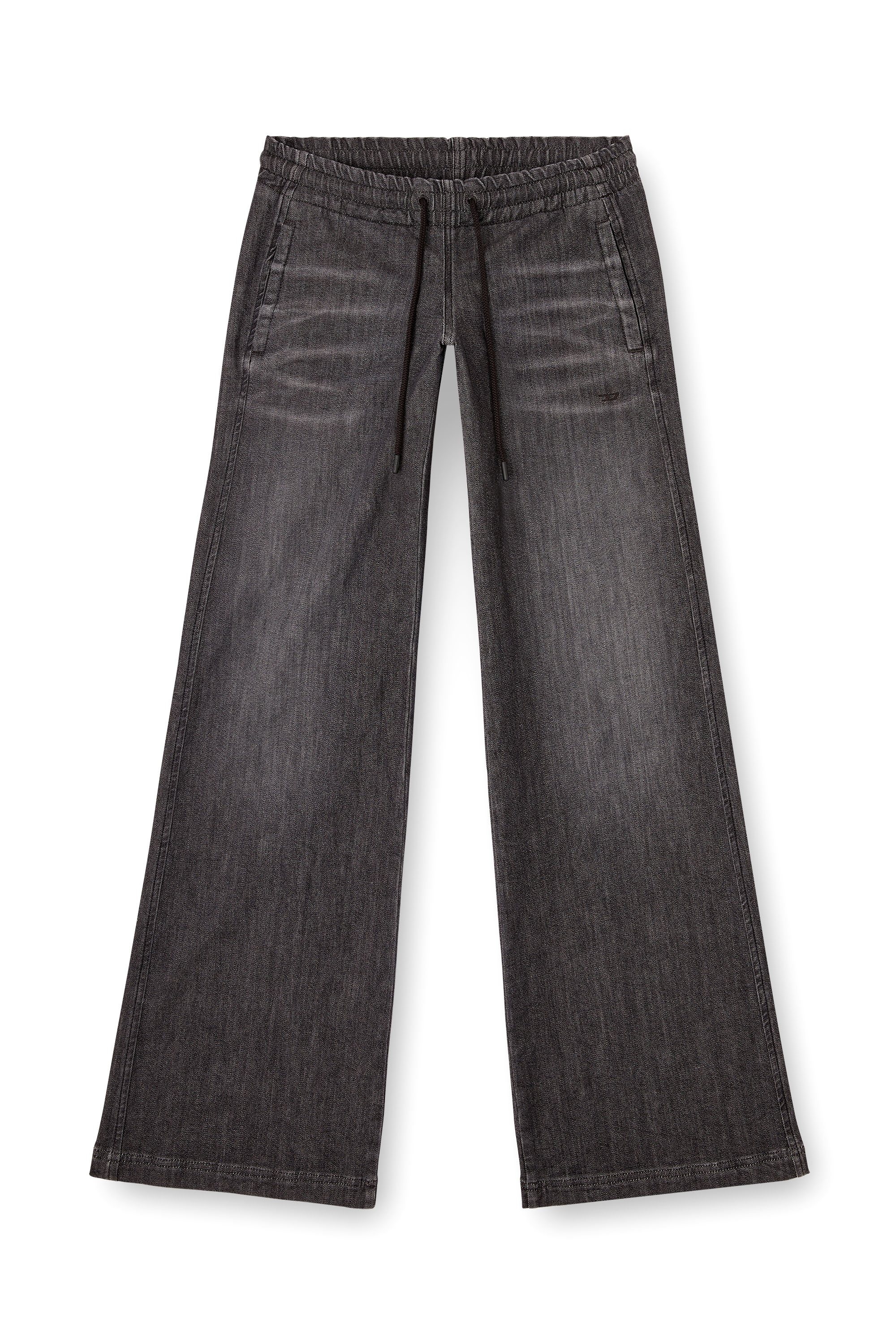 Relaxed 2078 D-Ainty Joggjeans® 09M66, Black/Dark grey Diesel - Woman's Relaxed 2078 D-Ainty Joggjeans® 09M66, Black/Dark grey - 2
