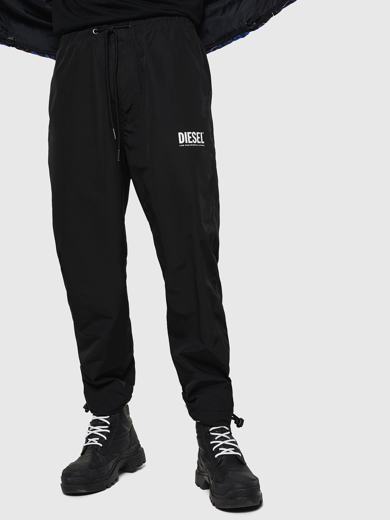 P-TOLLER-NY Men: Track pants with logo print | Diesel