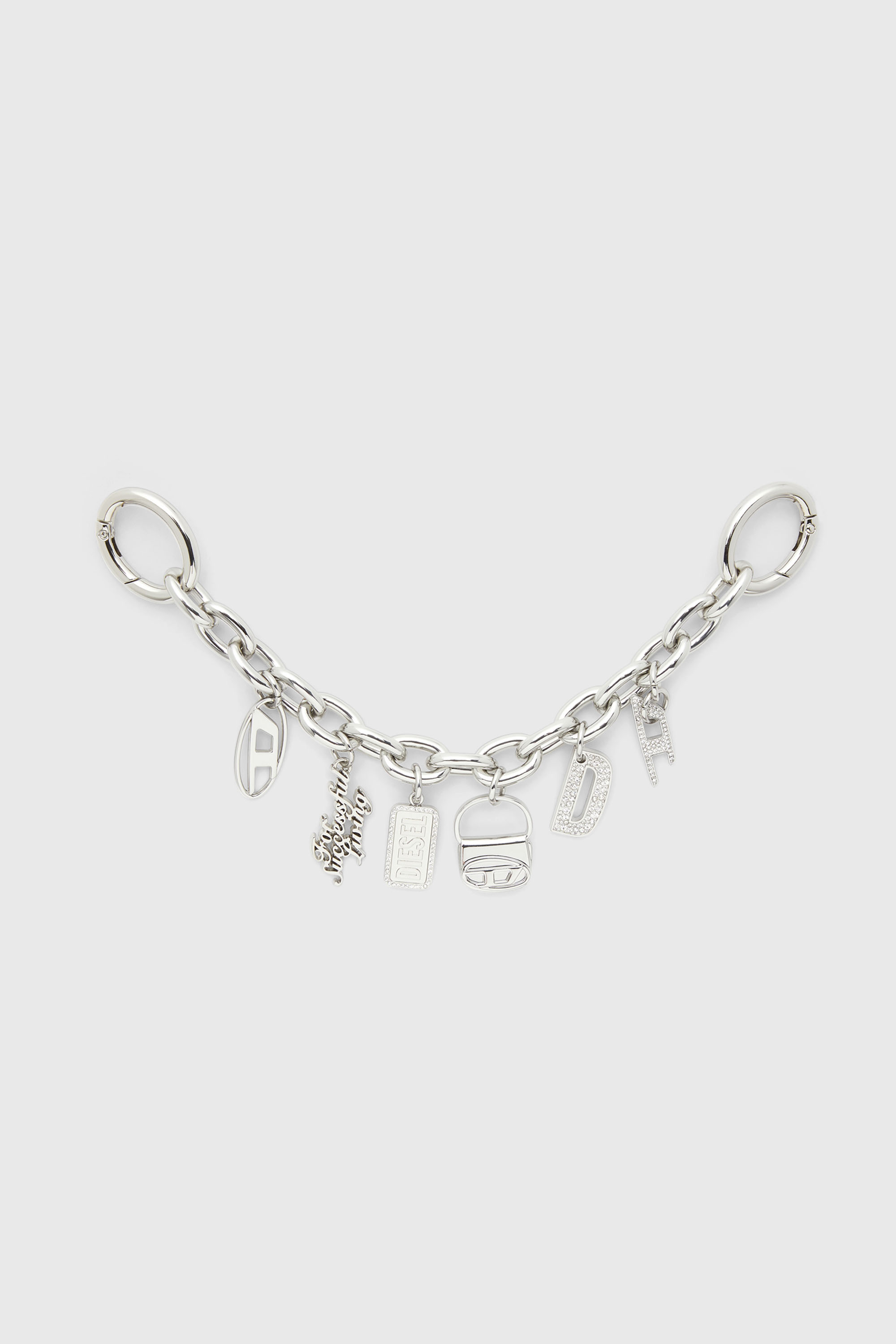 Diesel - CHAIN-D S, Woman's Charm detachable chain in Silver - 1