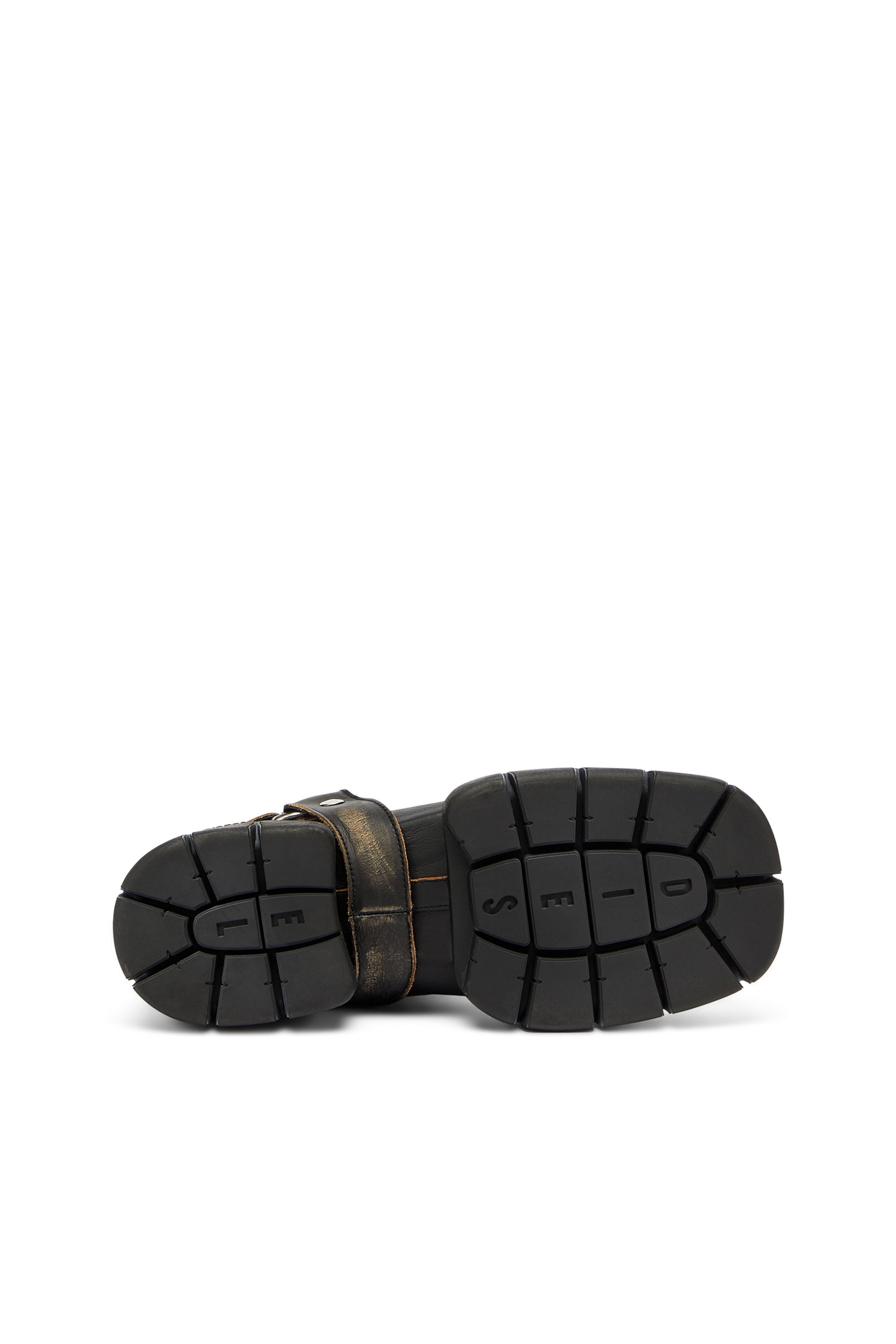 Diesel - D-TEX TU, Man's D-Tex - Biker boots in distressed leather in null - 4