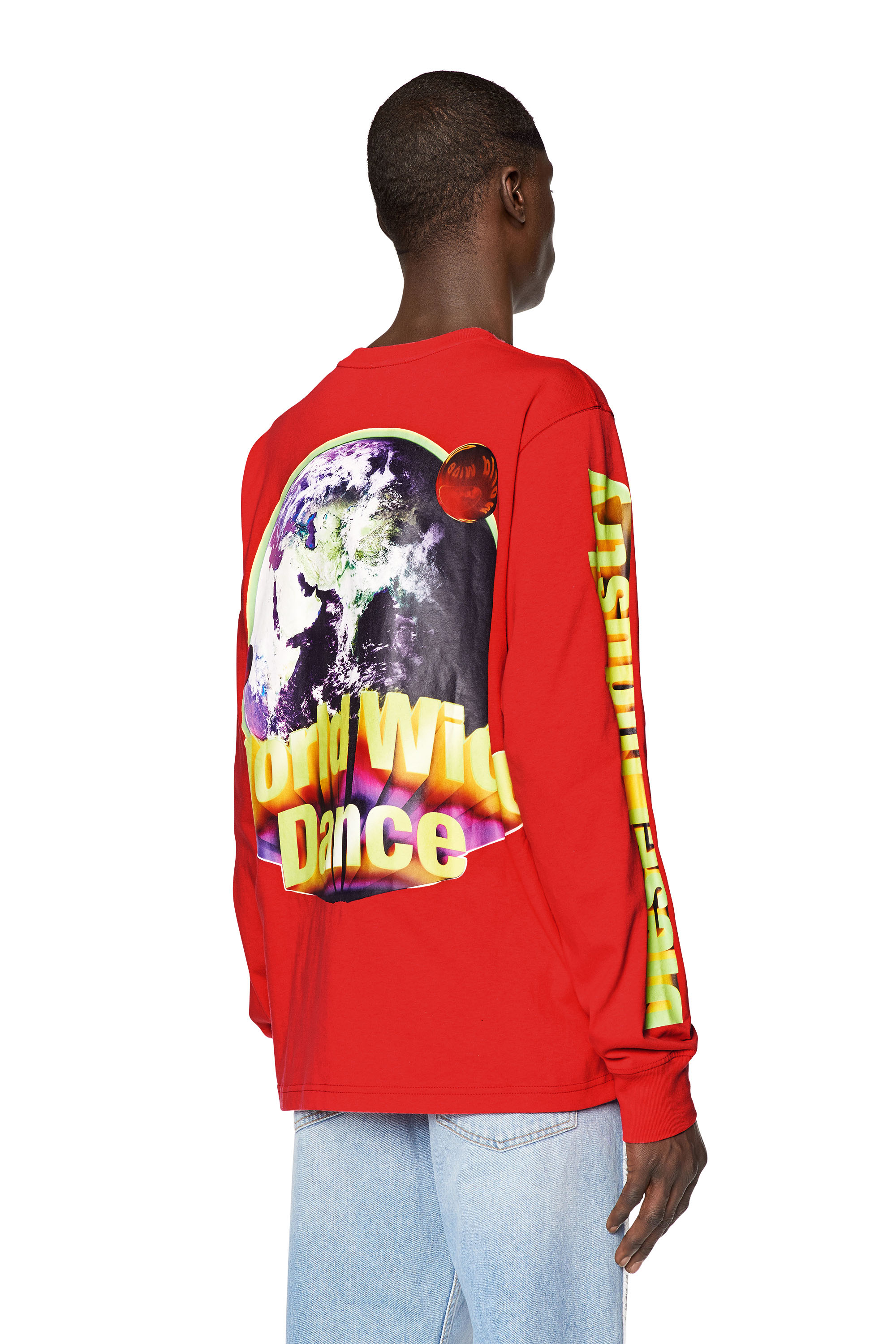 Diesel - T-JUST-LS-L1, Red - Image 4