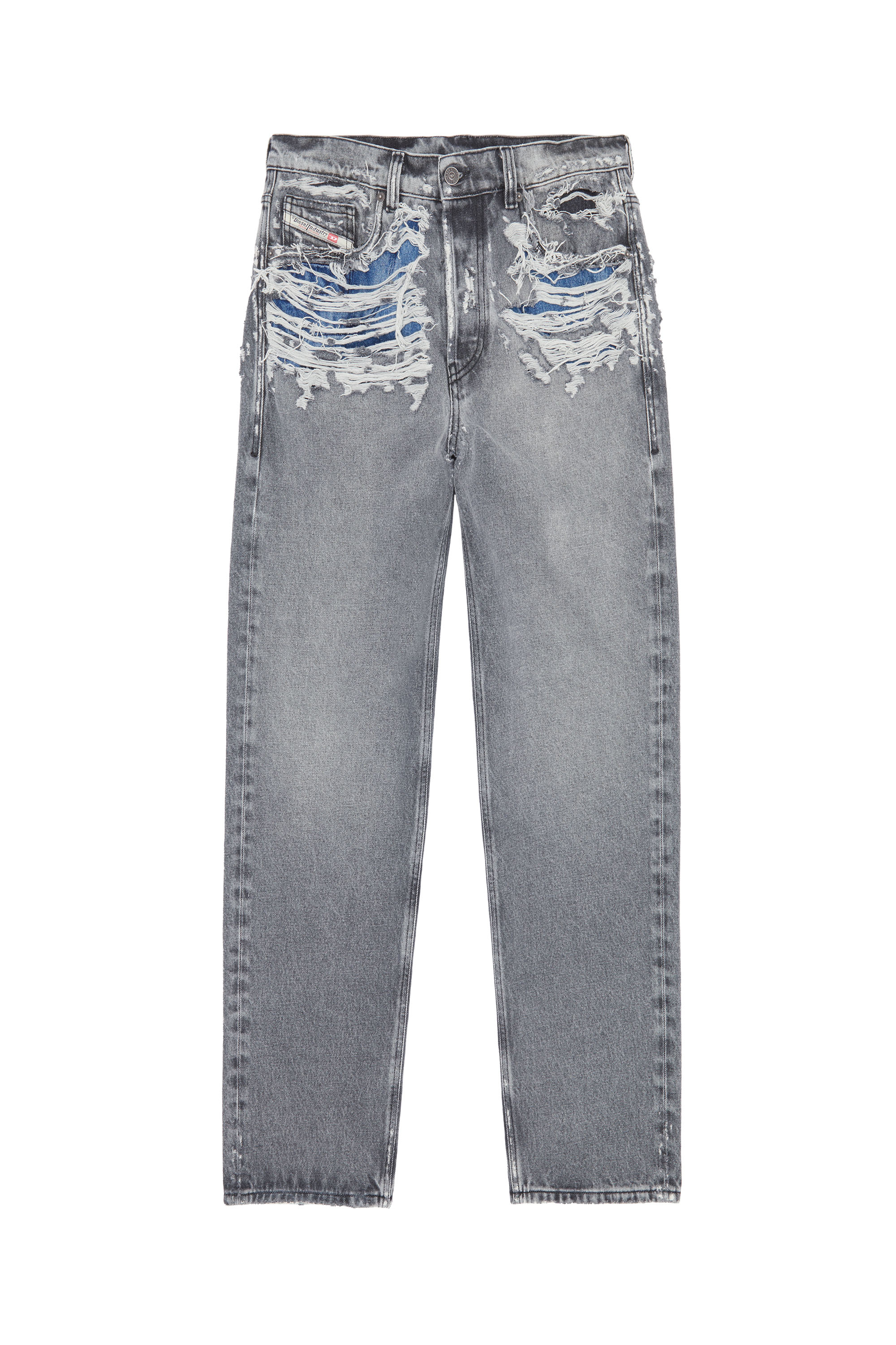 Diesel - 2010 D-Macs 007J4 Straight Jeans, Black/Dark grey - Image 6