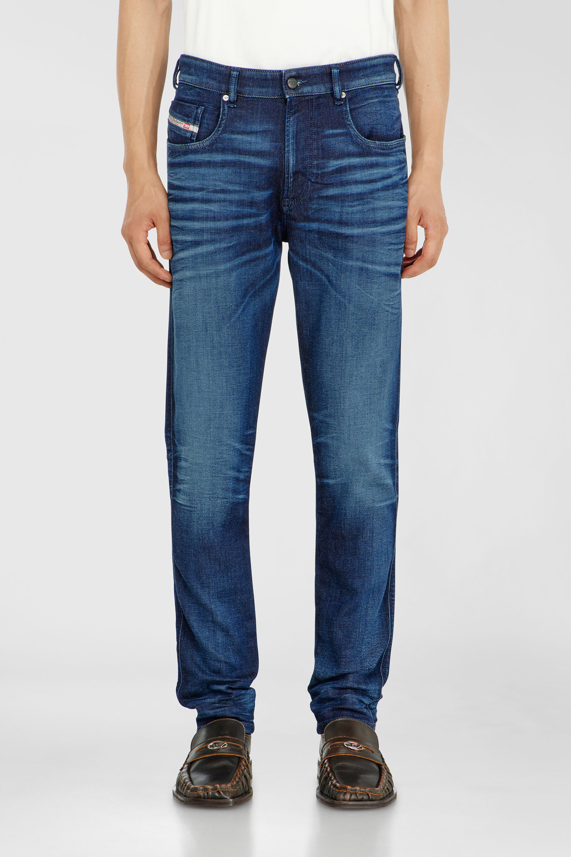Diesel - Man's Slim 2062 D-Strukt Joggjeans&reg; 068WJ, Dark Blue - 1