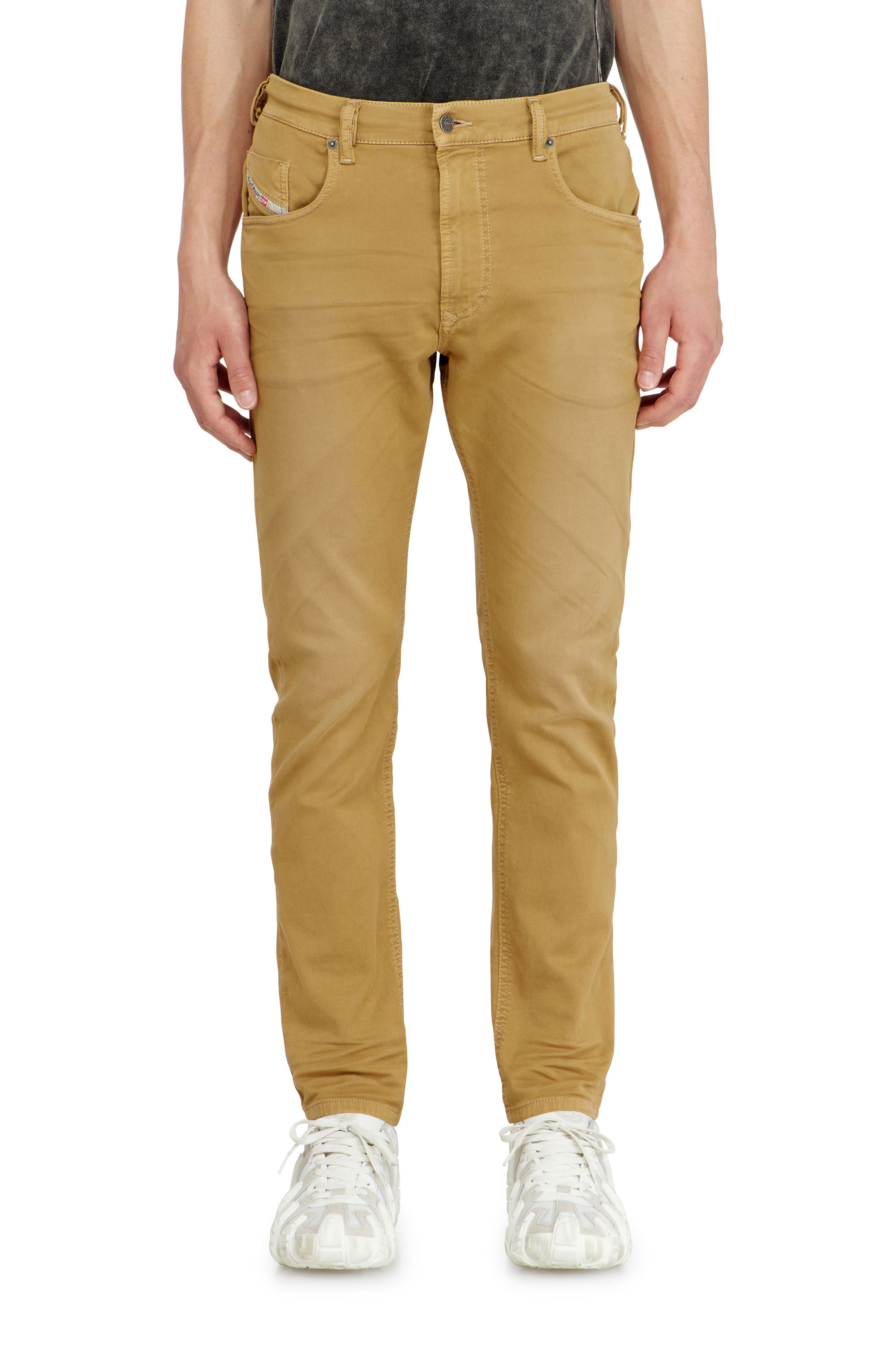 Diesel - Man's Regular 2032 D-Krooley-BW Joggjeans&reg; 0670M, Dark Beige - 1