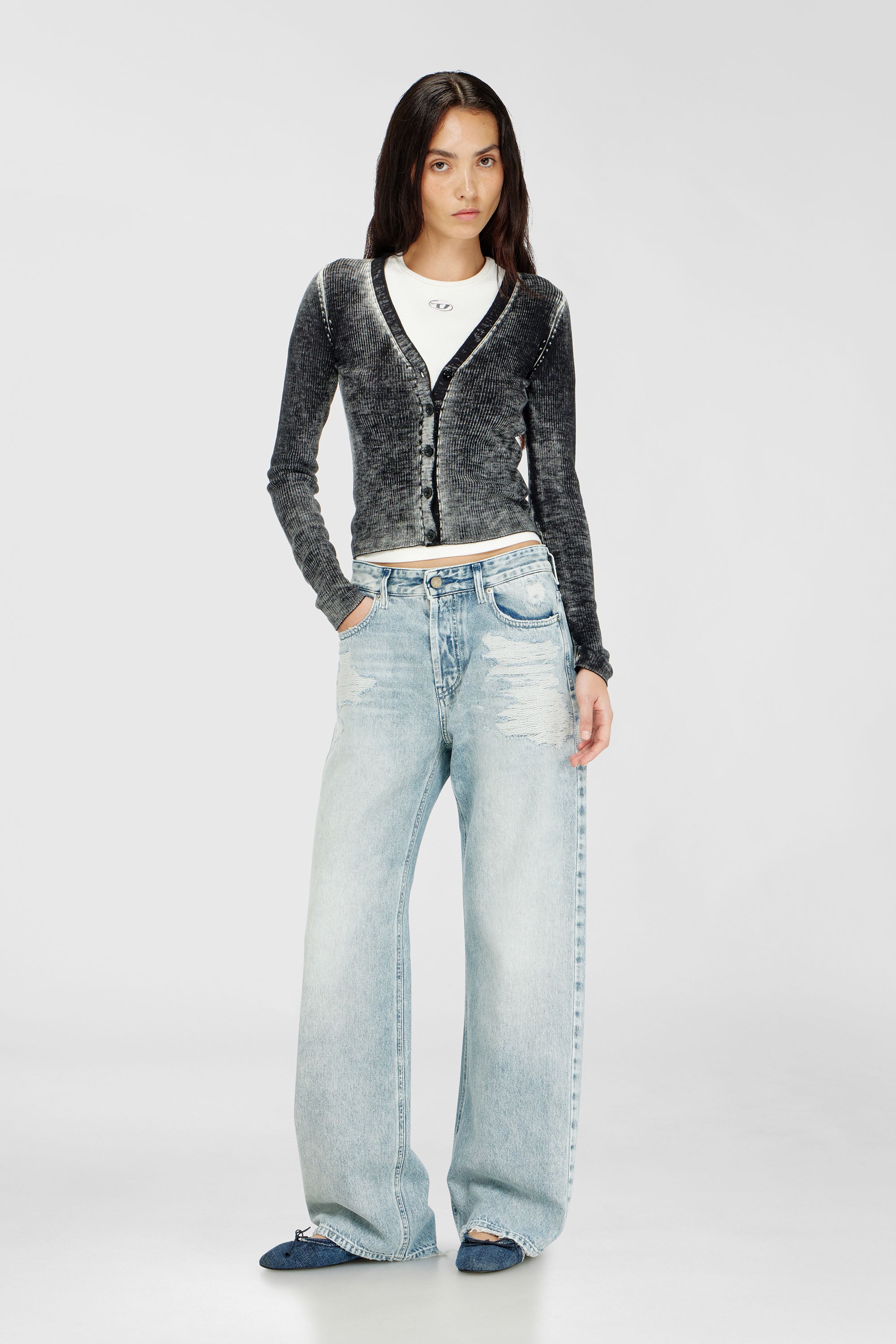 Diesel - Woman's Relaxed Jeans 1990 D-Waigee 09R51, null - 1