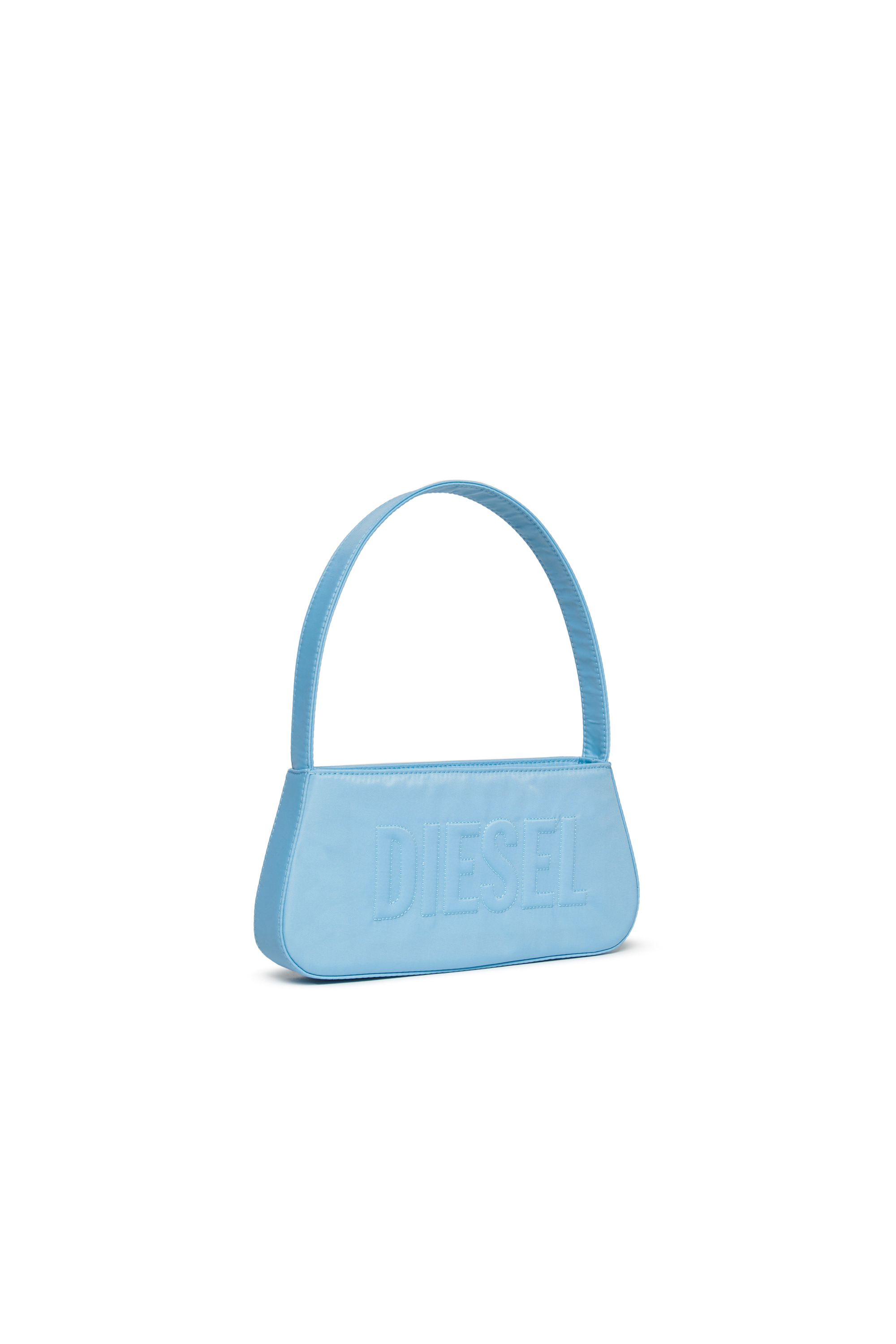 Diesel - WDELIA, Woman's WDELIA Nylon bag with embroidered logo in Blue - 3
