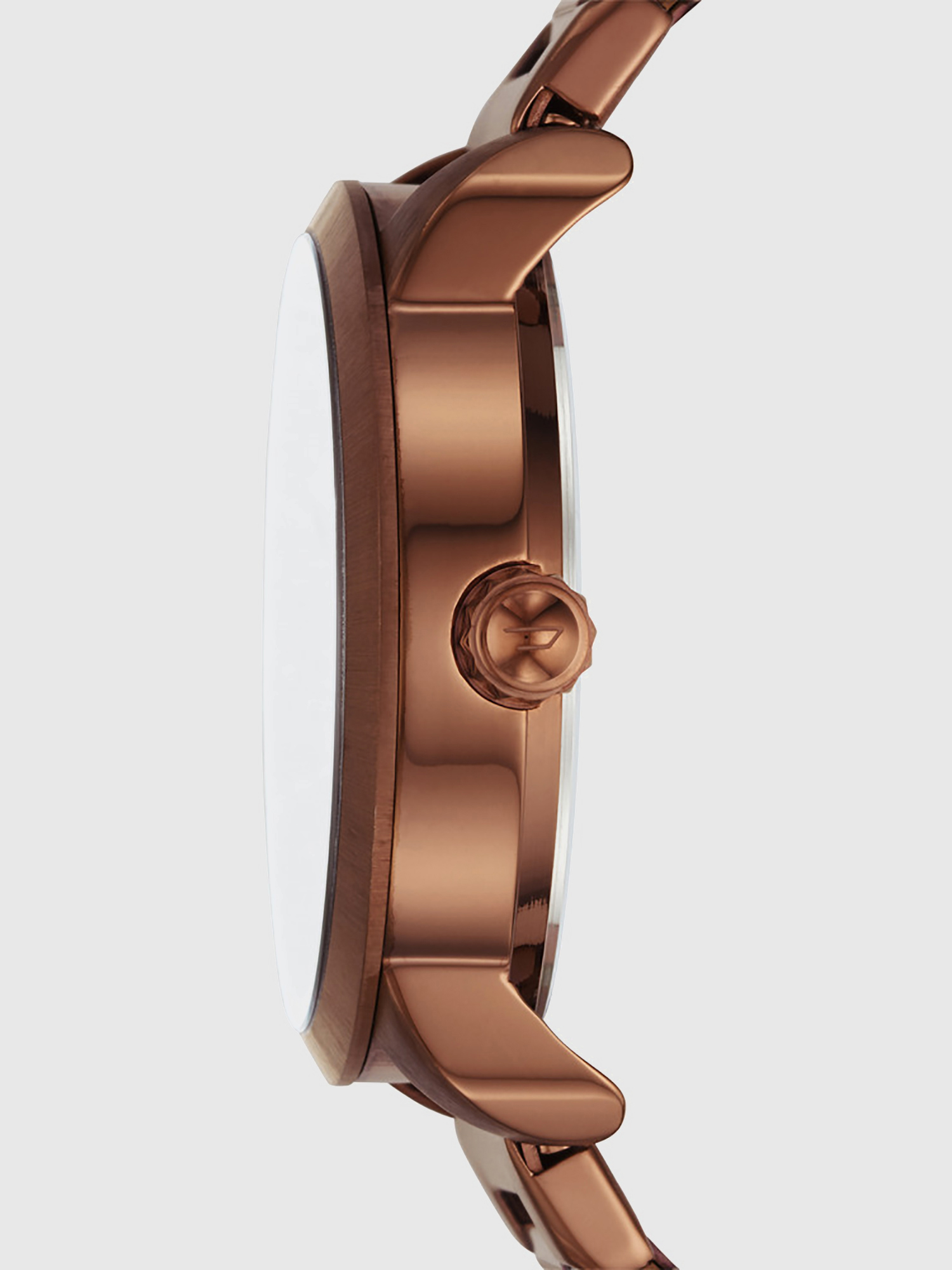 Diesel - DZ5560, Woman's Copper watch with black rocks, 38 mm in Bronze - 2