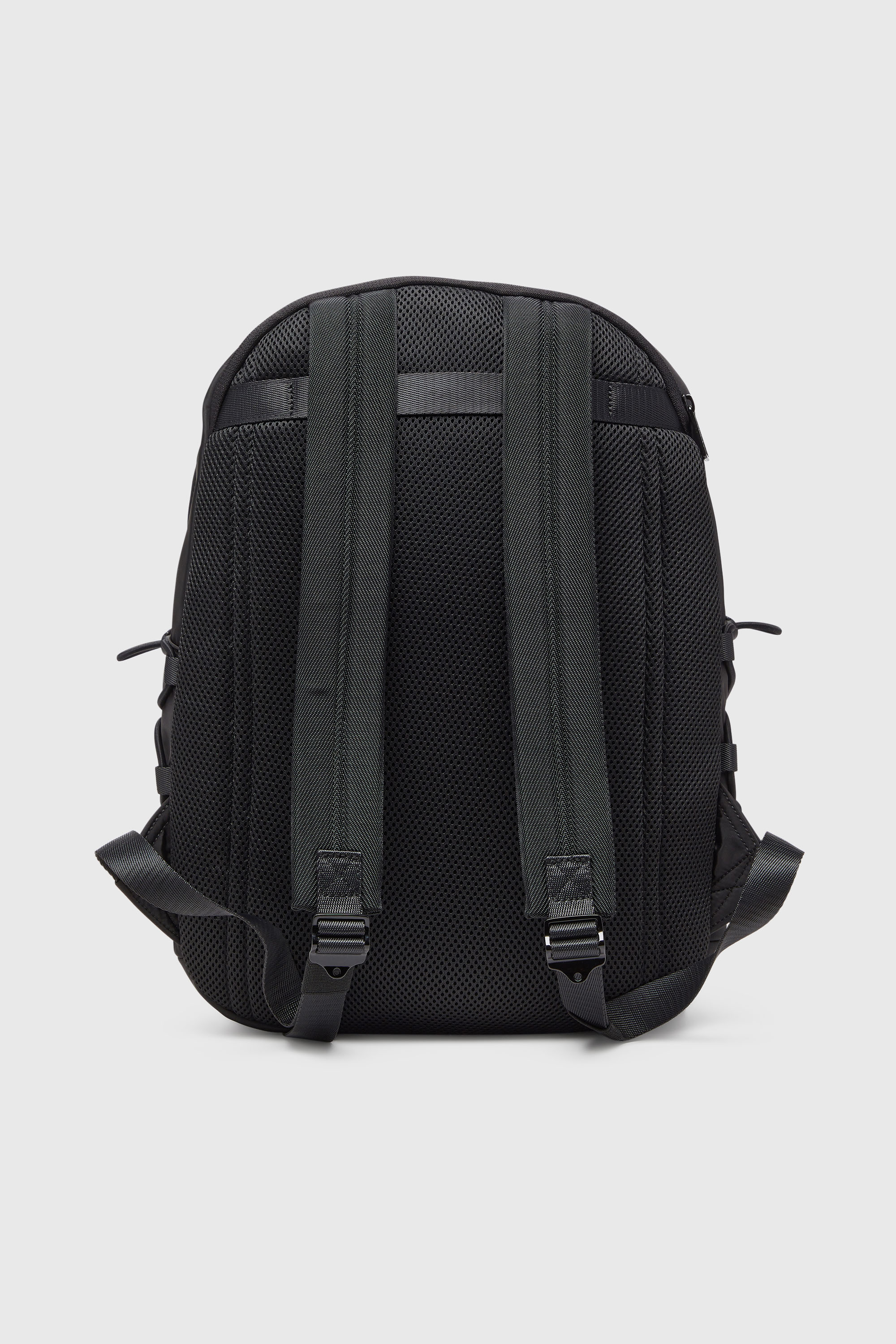 Diesel - TECH-D BACKPACK X, Unisex's Tech-D - Backpack with bungee cords and reflective details in Black - 2