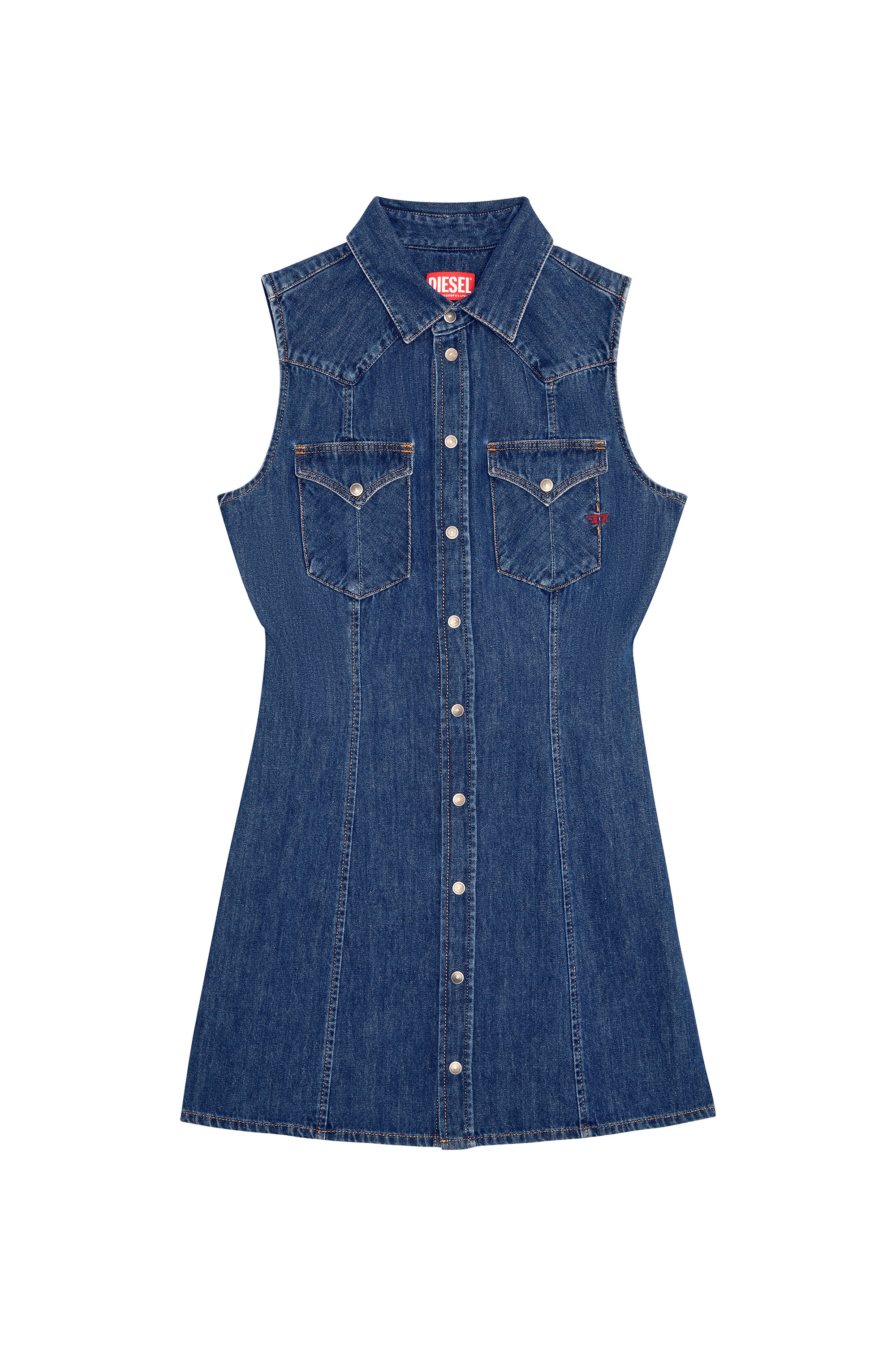 DE-GLO-F, Dark Blue - Dresses