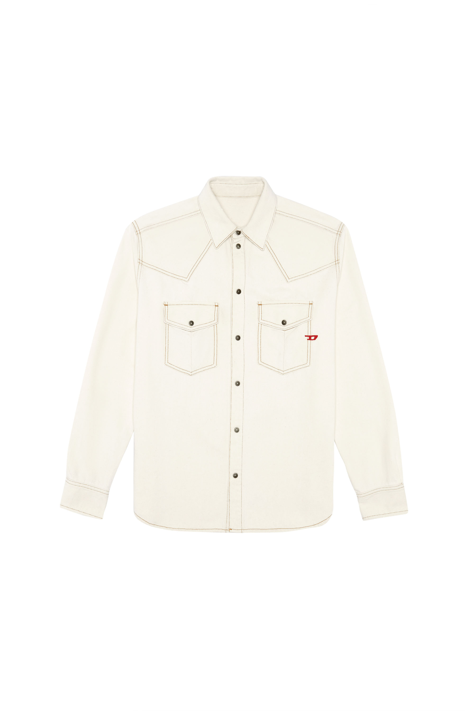 D-OCEAN, White - Denim Shirts