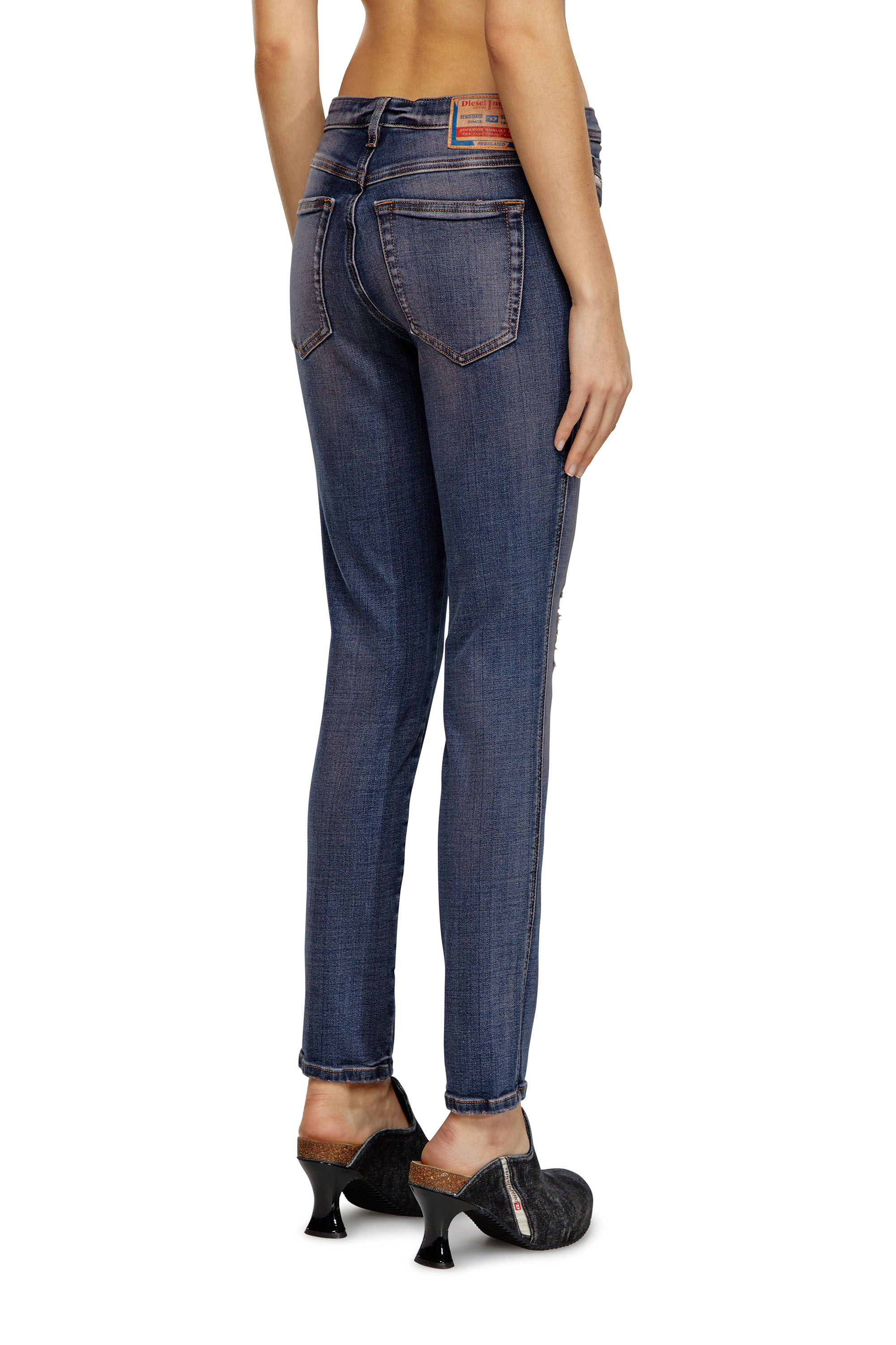 Diesel - Skinny Jeans 2015 Babhila 0PFAY, Dark Blue - Image 2