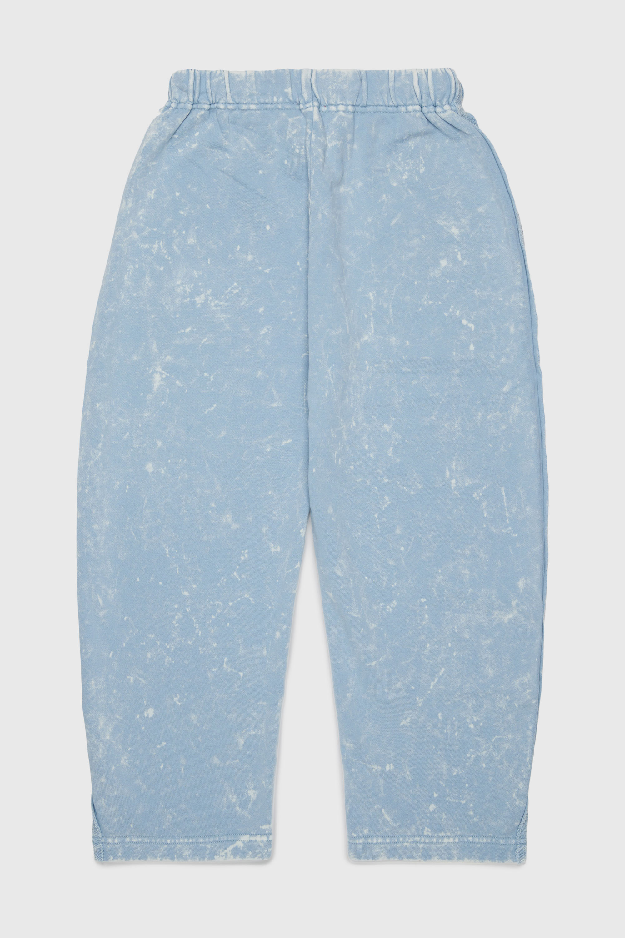 Diesel - PLOXY, Woman's Cotton sweatpants with marbled effect in Light Blue - 2