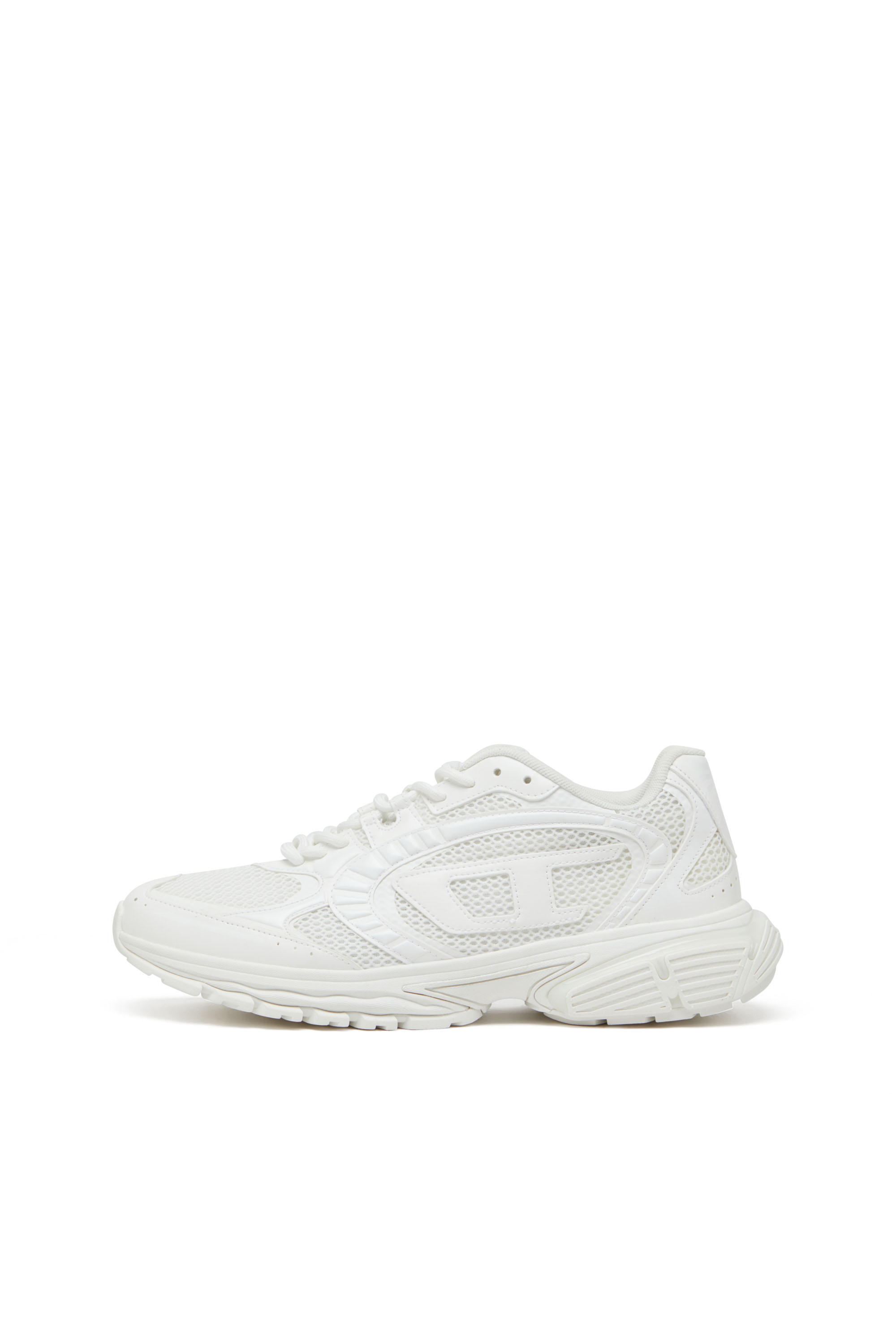 Diesel - S-PRO-V-DENSE LOW, Man's S-Pro-V-Dense-Mesh sneakers with Oval D logo in White - 7