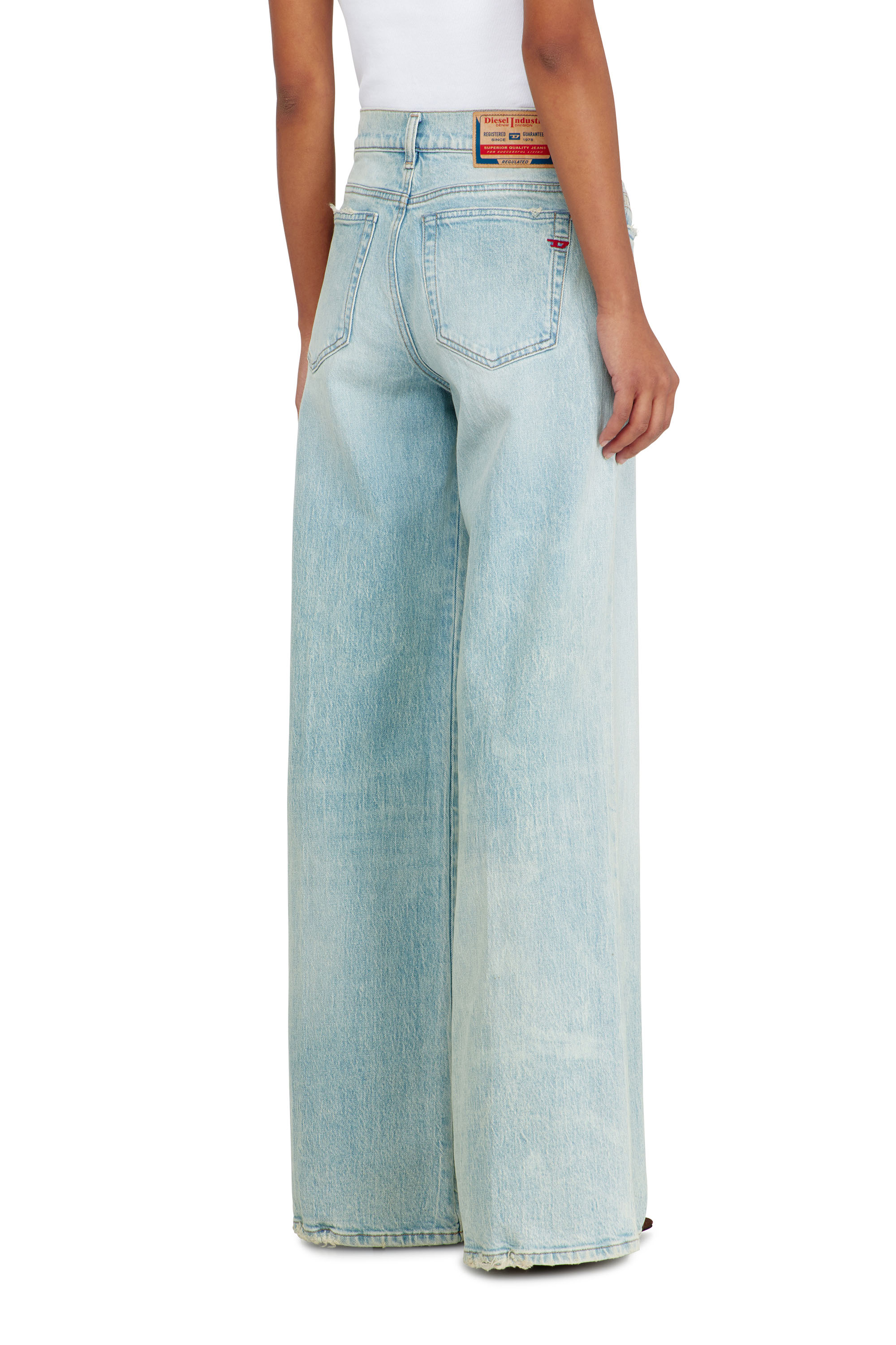 Diesel - Woman's Flare Jeans 1978 D-Akemi 0KBBX, Light Blue - 5