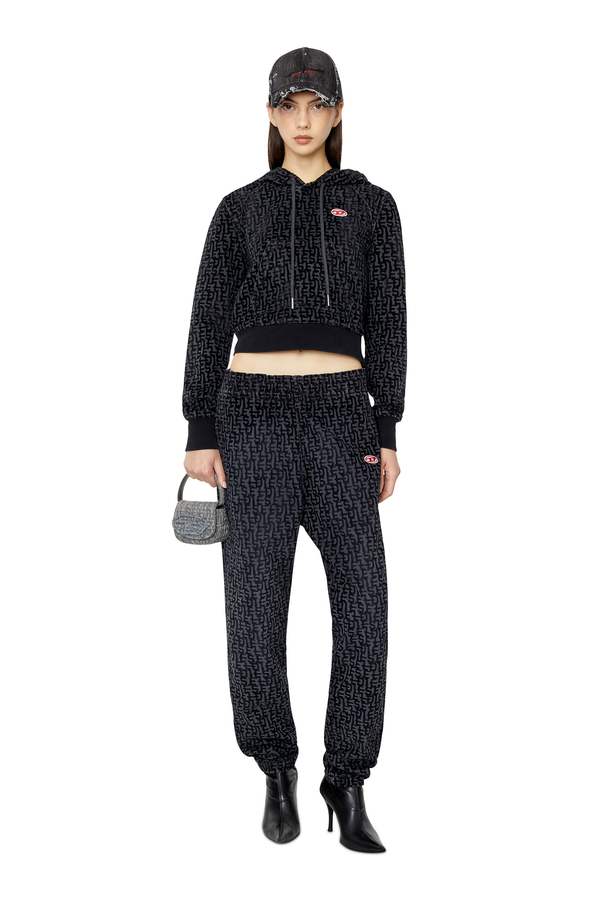 Diesel - D-Lab Track Denim 068AW Tapered, Black/Dark grey - Image 6