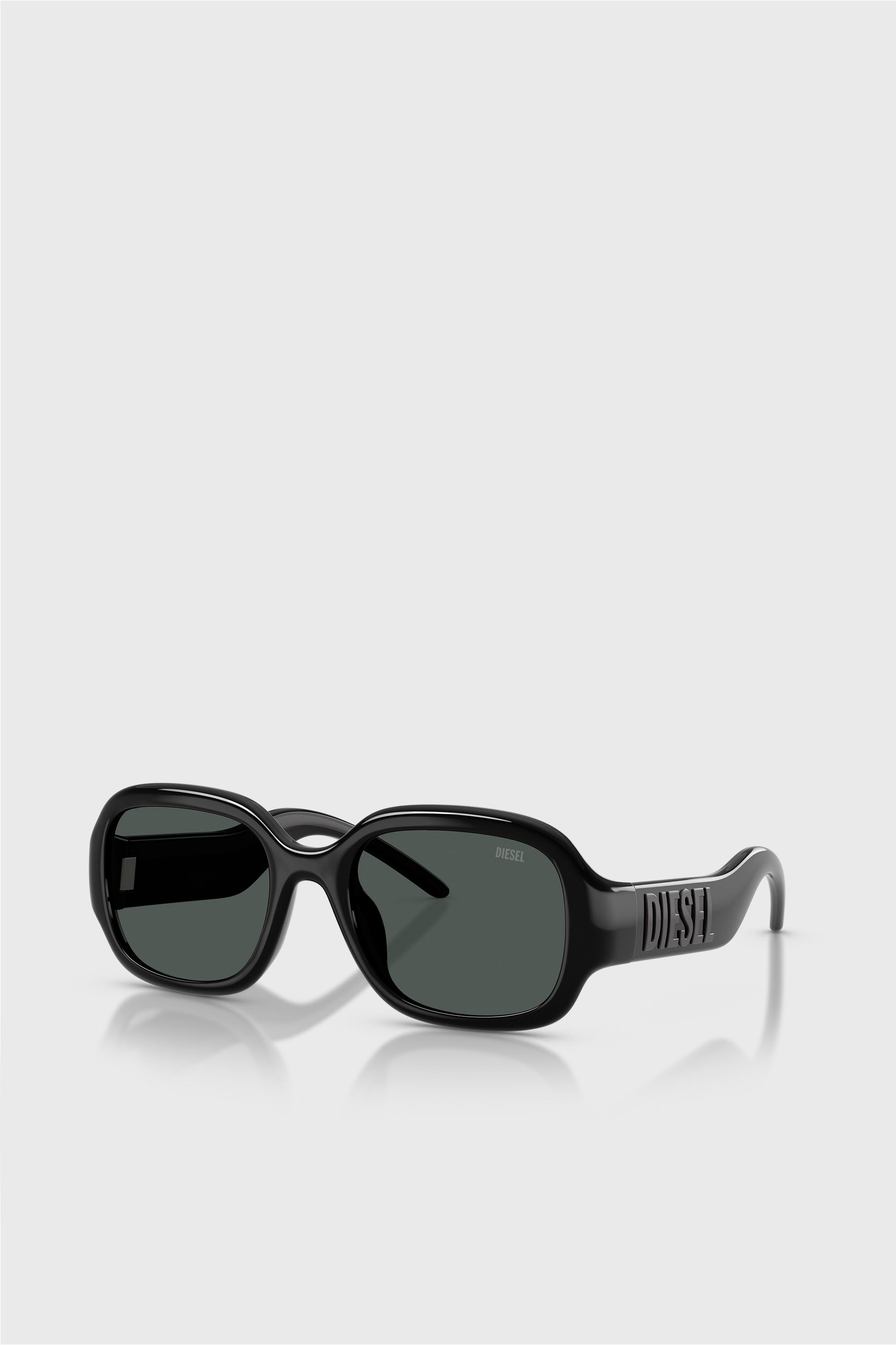 Diesel - 0DL3023U, Unisex's Pillow Sunglasses in Black - 2
