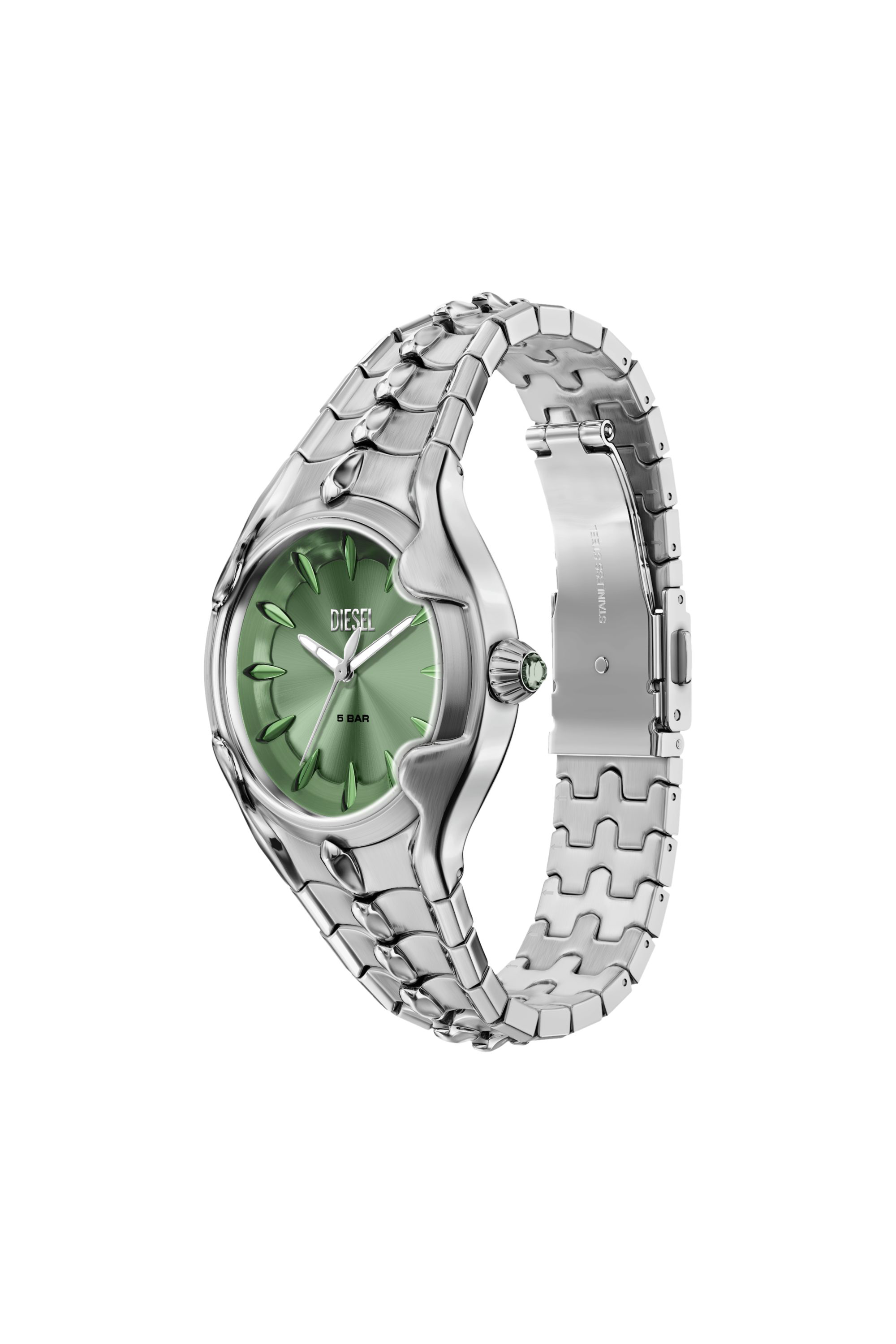 Diesel - DZ5632 WATCH, Man's Vert stainless steel watch in Silver - 4