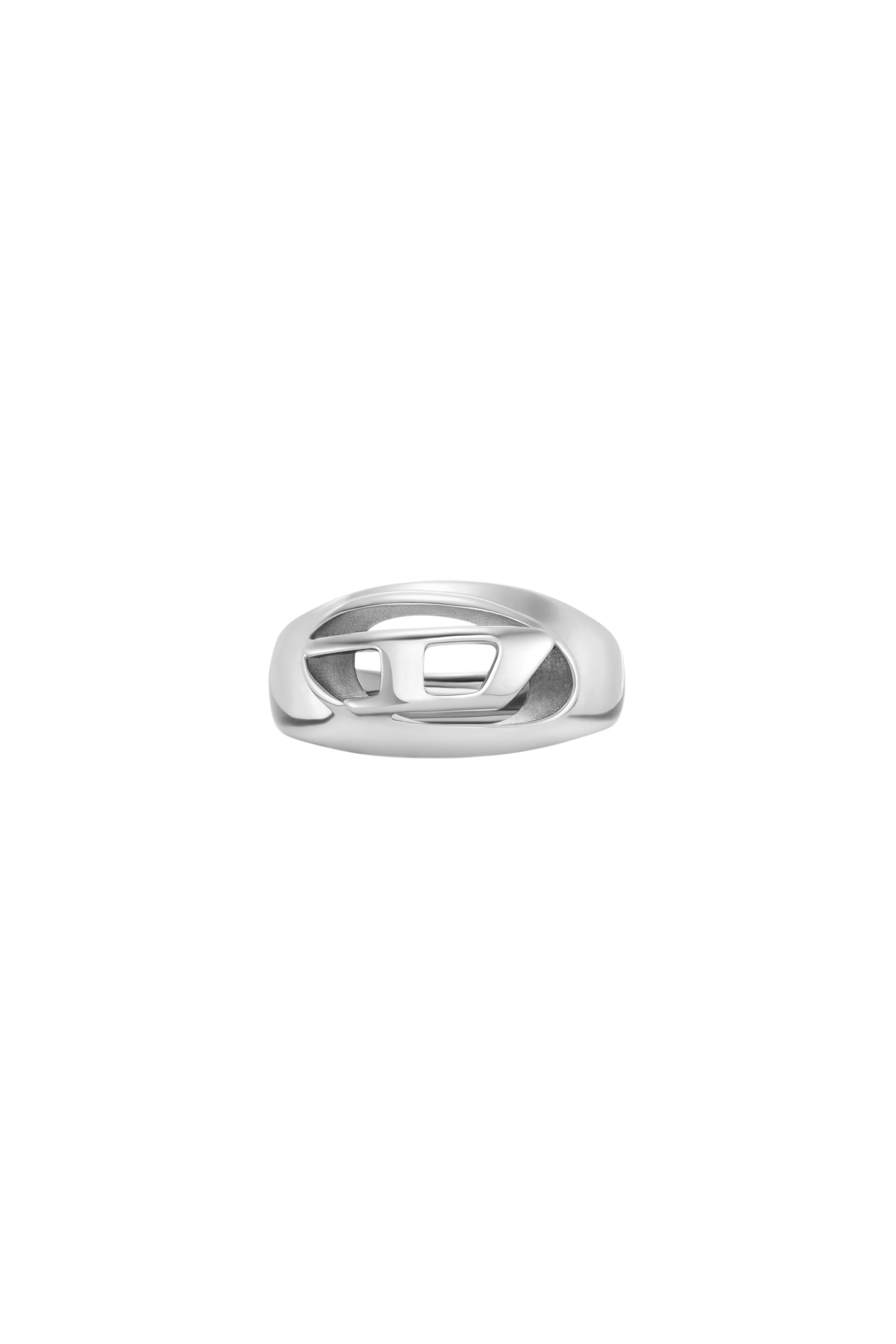 Diesel - DX1715040, Unisex's Stainless Steel Band Ring in Silver - 3