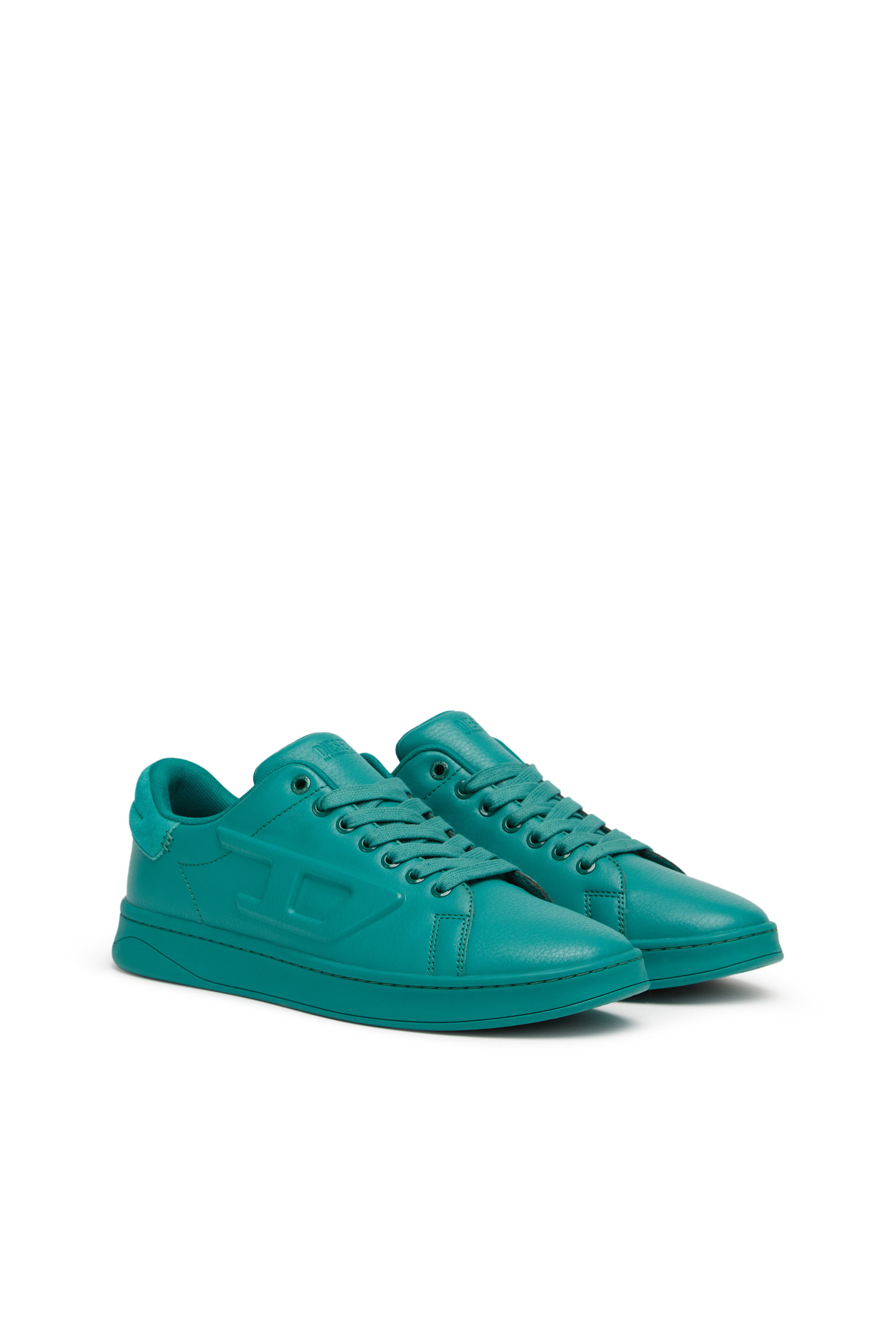 S-ATHENE LOW, Water Green Diesel - S-ATHENE LOW, Man's S-Athene Low-Sneakers with embossed D logo in Water Green - 2