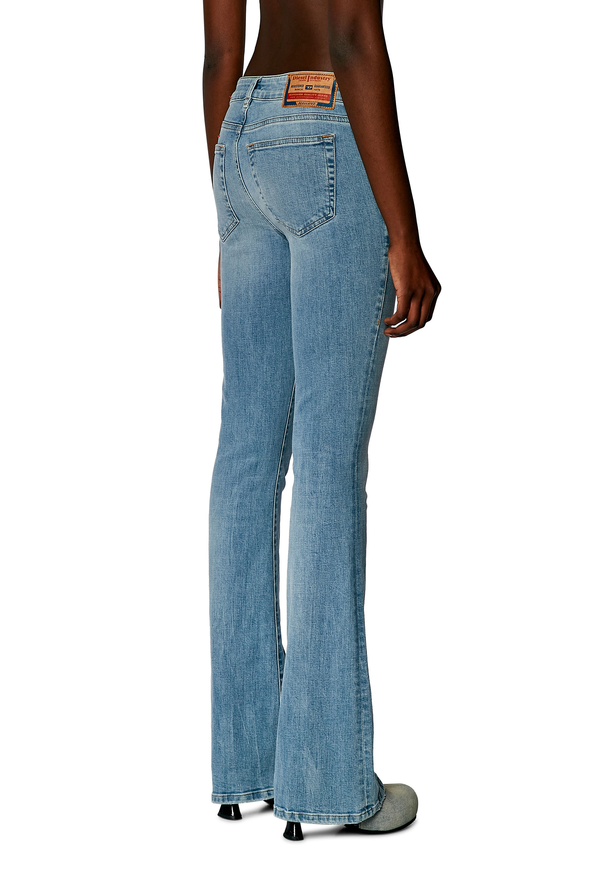 Diesel - Bootcut and Flare Jeans 1969 D-Ebbey 09H61, Light Blue - Image 4