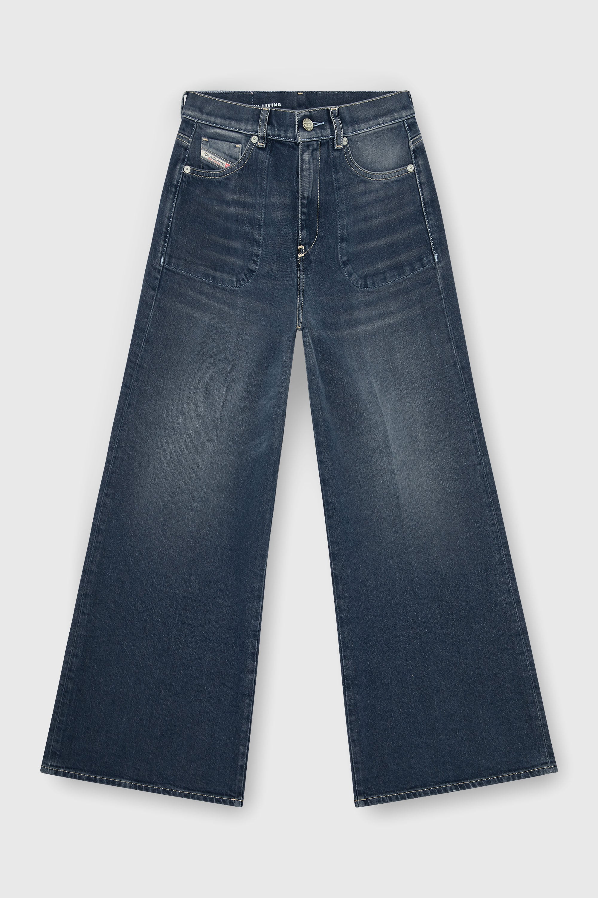 Diesel - Woman's Flare Jeans 1978 D-Akemi 007EI, Dark Blue - 3