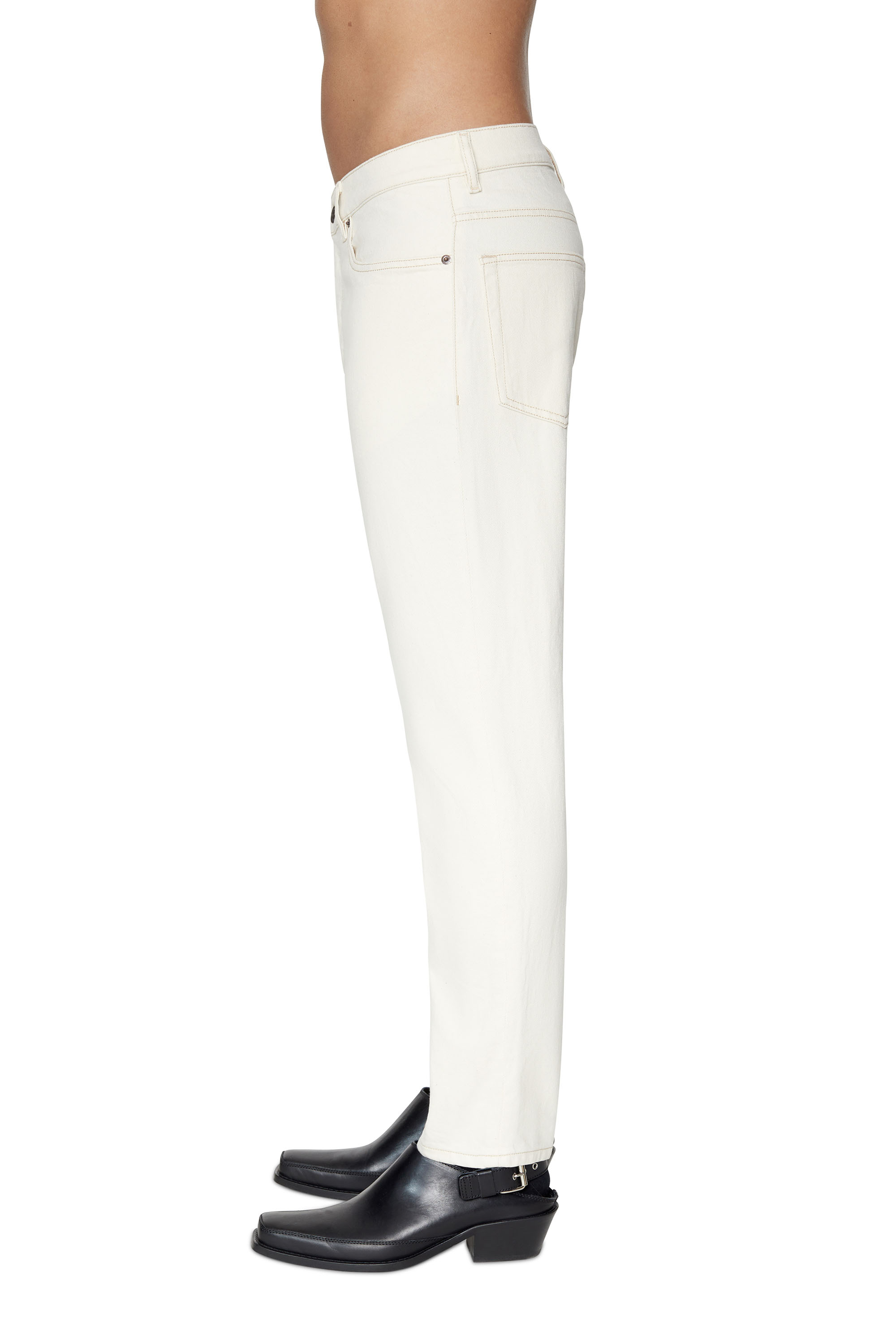 Diesel - 2005 D-FINING 09B94 Tapered Jeans, White - Image 3
