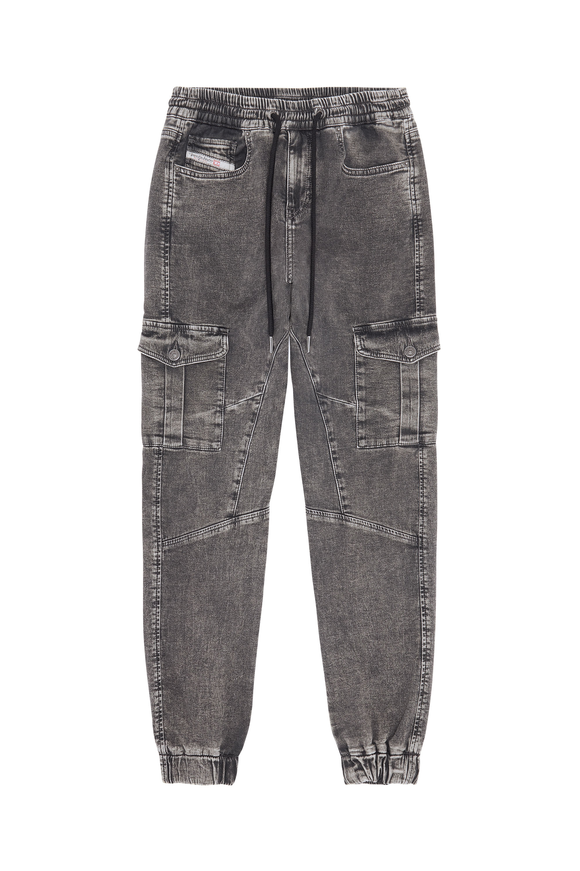 Diesel - Slim D-Ursy Track Denim 069ZF, Black/Dark grey - Image 6