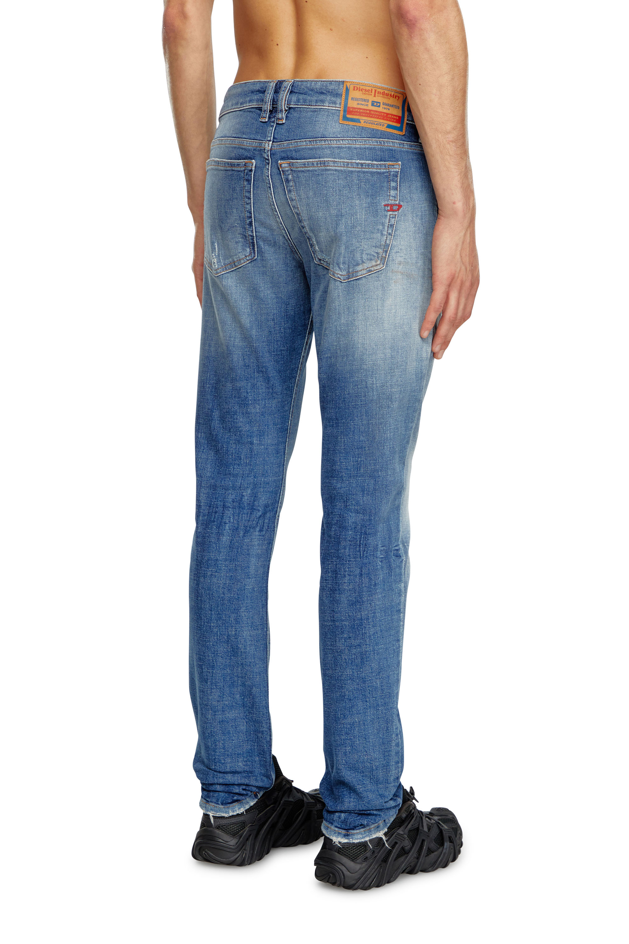 Diesel - Man Skinny Jeans 1979 Sleenker 0GRDF, Medium blue - Image 4