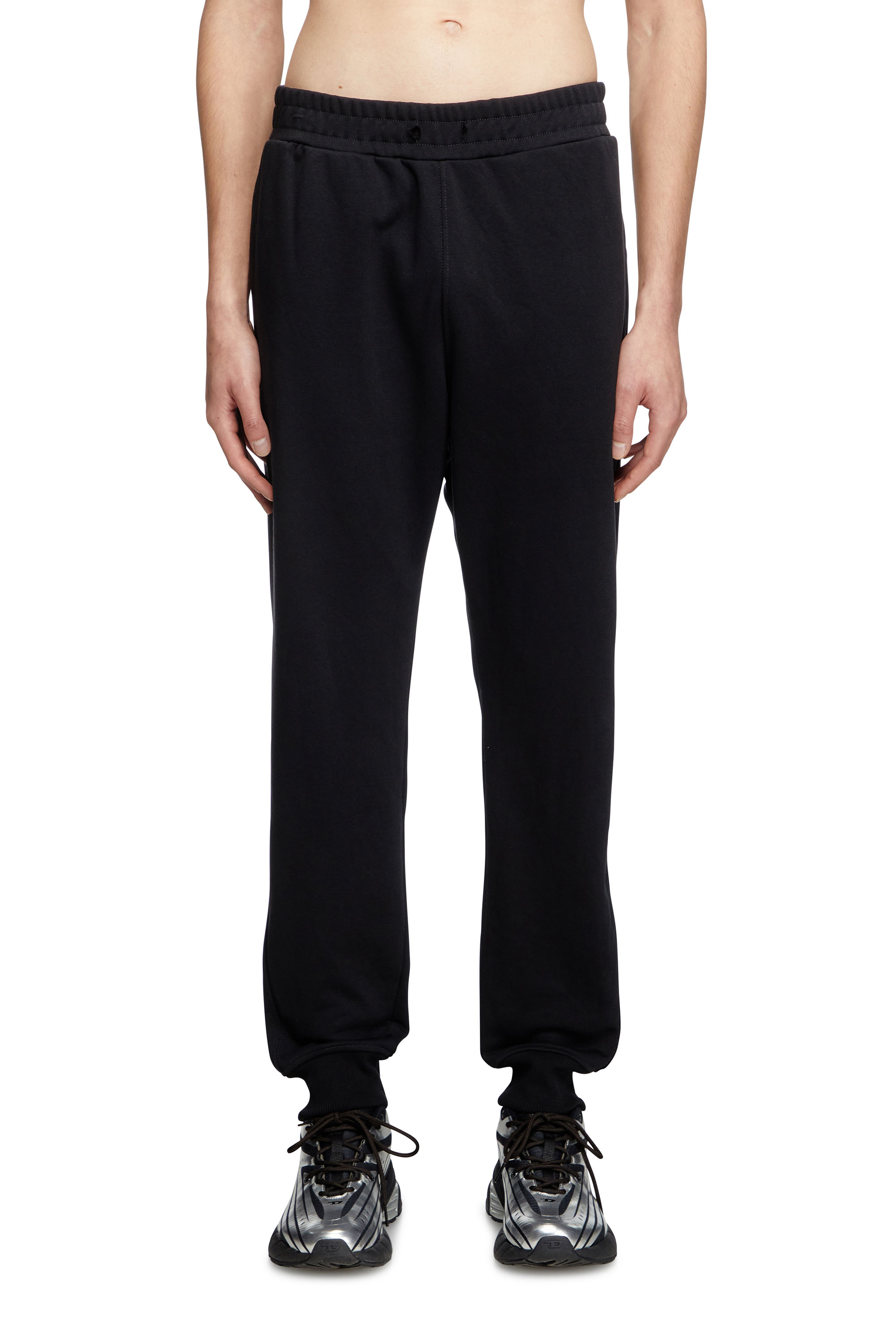 P-TARGA-R1, Black Diesel - P-TARGA-R1, Man's Track pants with small logo in Black - 3