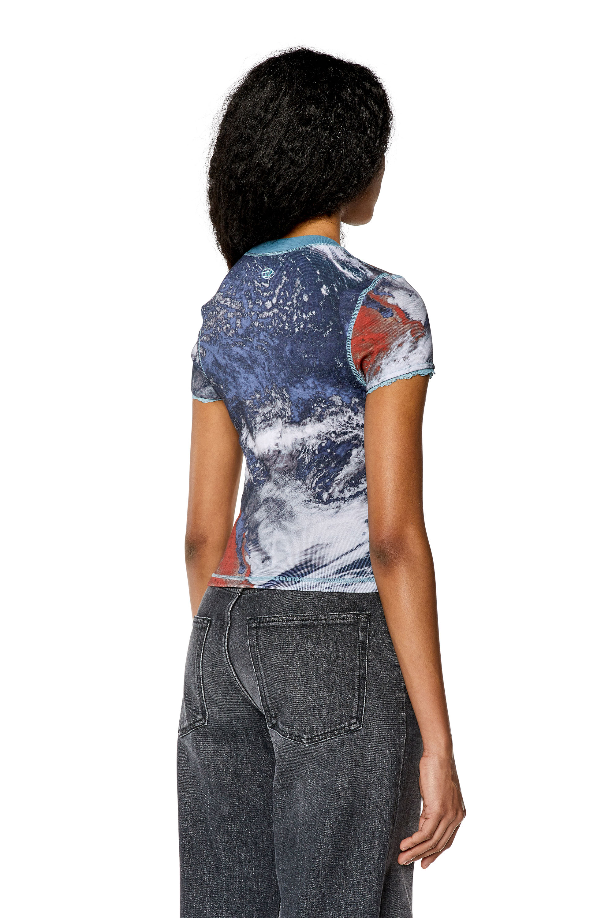 Diesel - T-SKINZY-LACE, Blue - Image 4