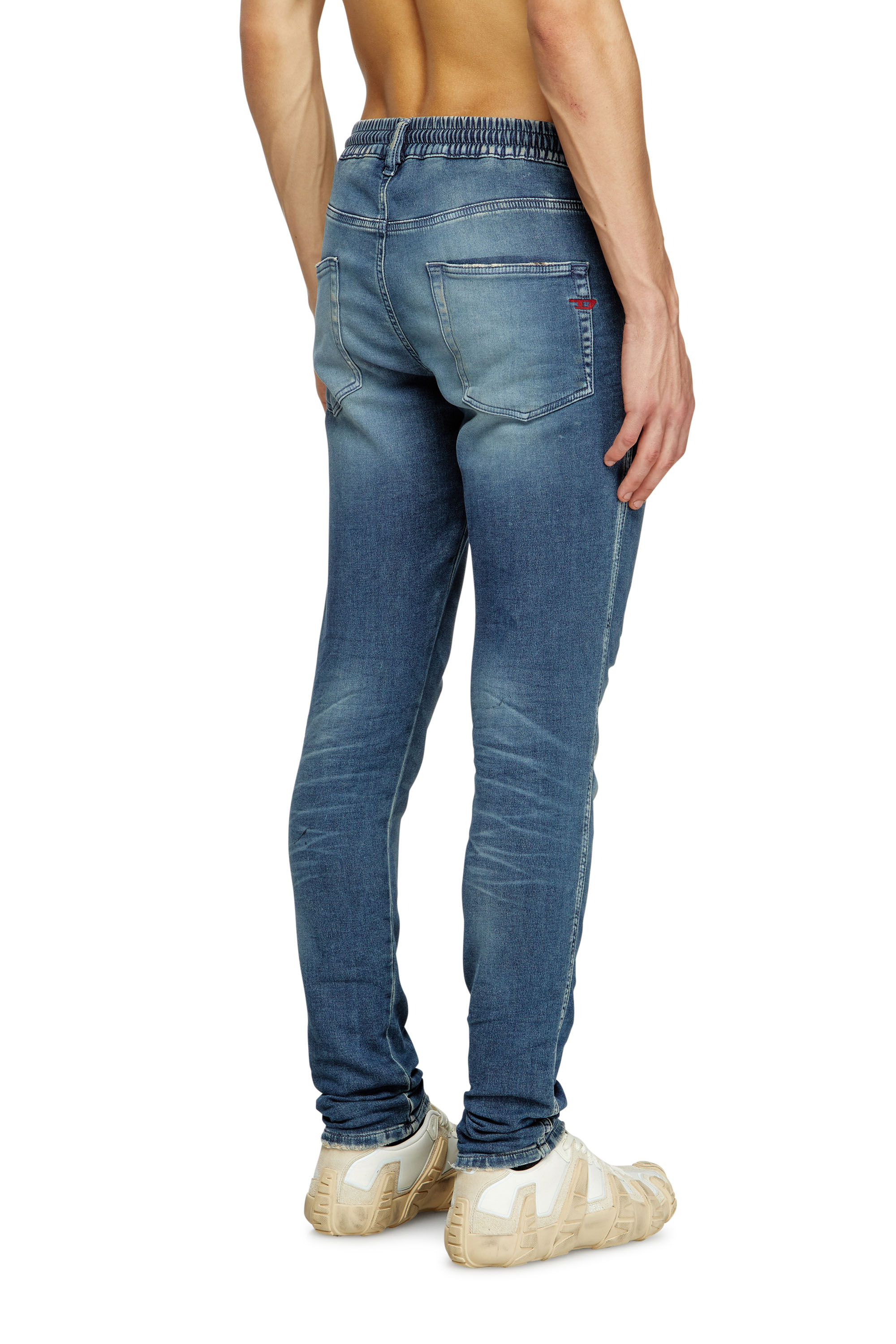 Diesel - Man's Slim 2062 D-Strukt Joggjeans® 068RY, Dark Blue - 4