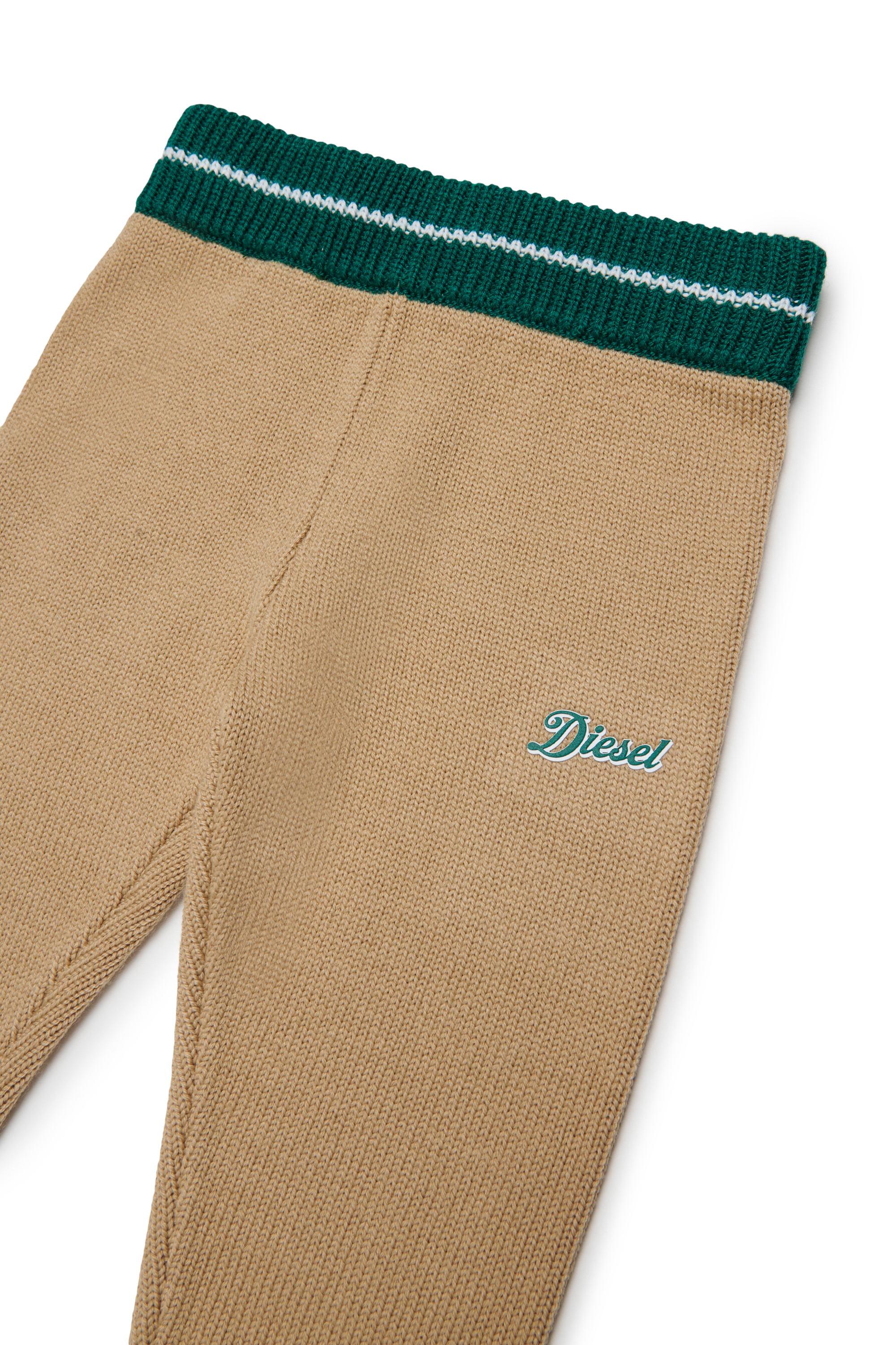 Diesel - PMOB, Unisex's Knitted pants in wool blend in Brown - 3