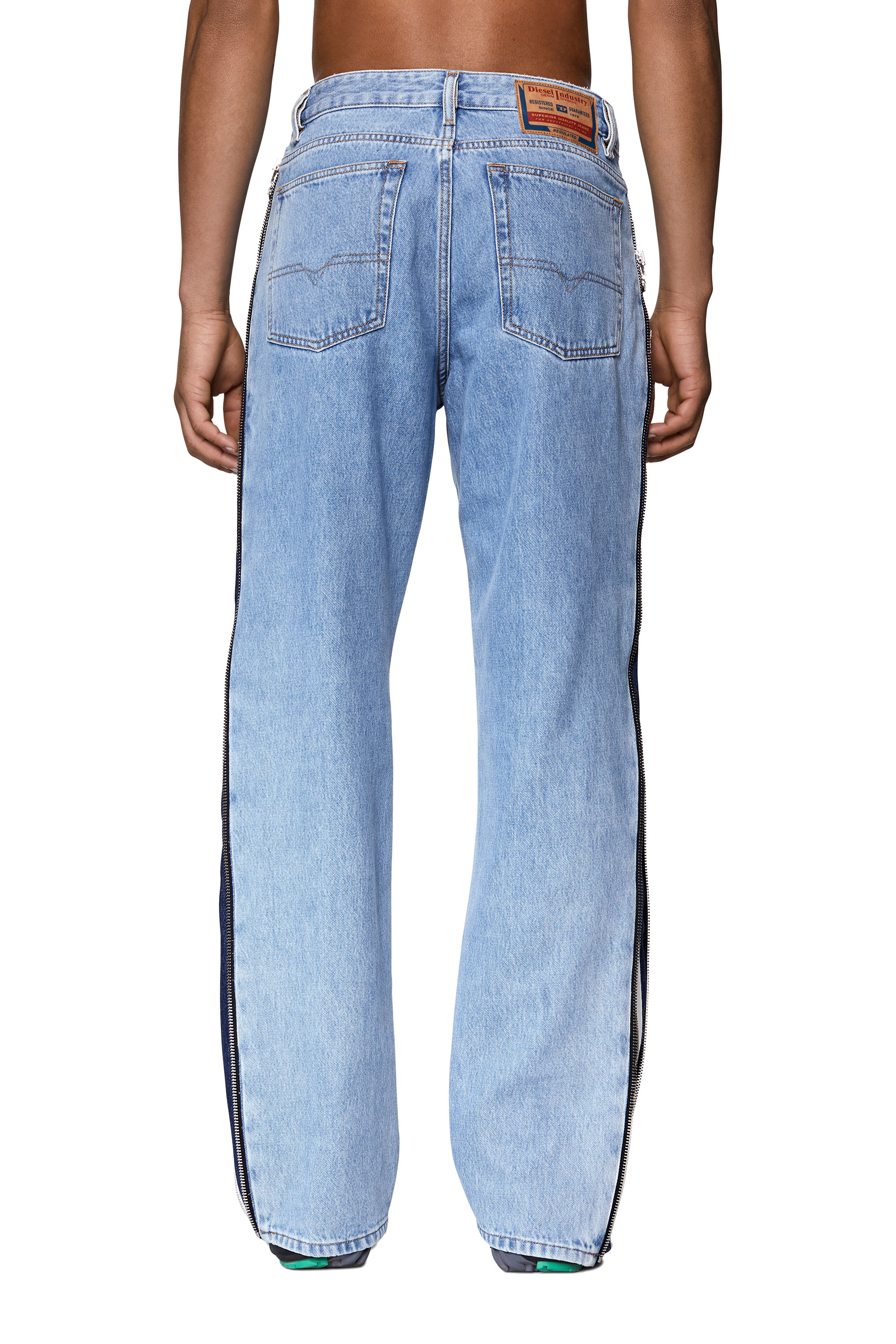 Diesel - 1955 D-Rekiv 09D17 Straight Jeans, Light Blue - Image 2