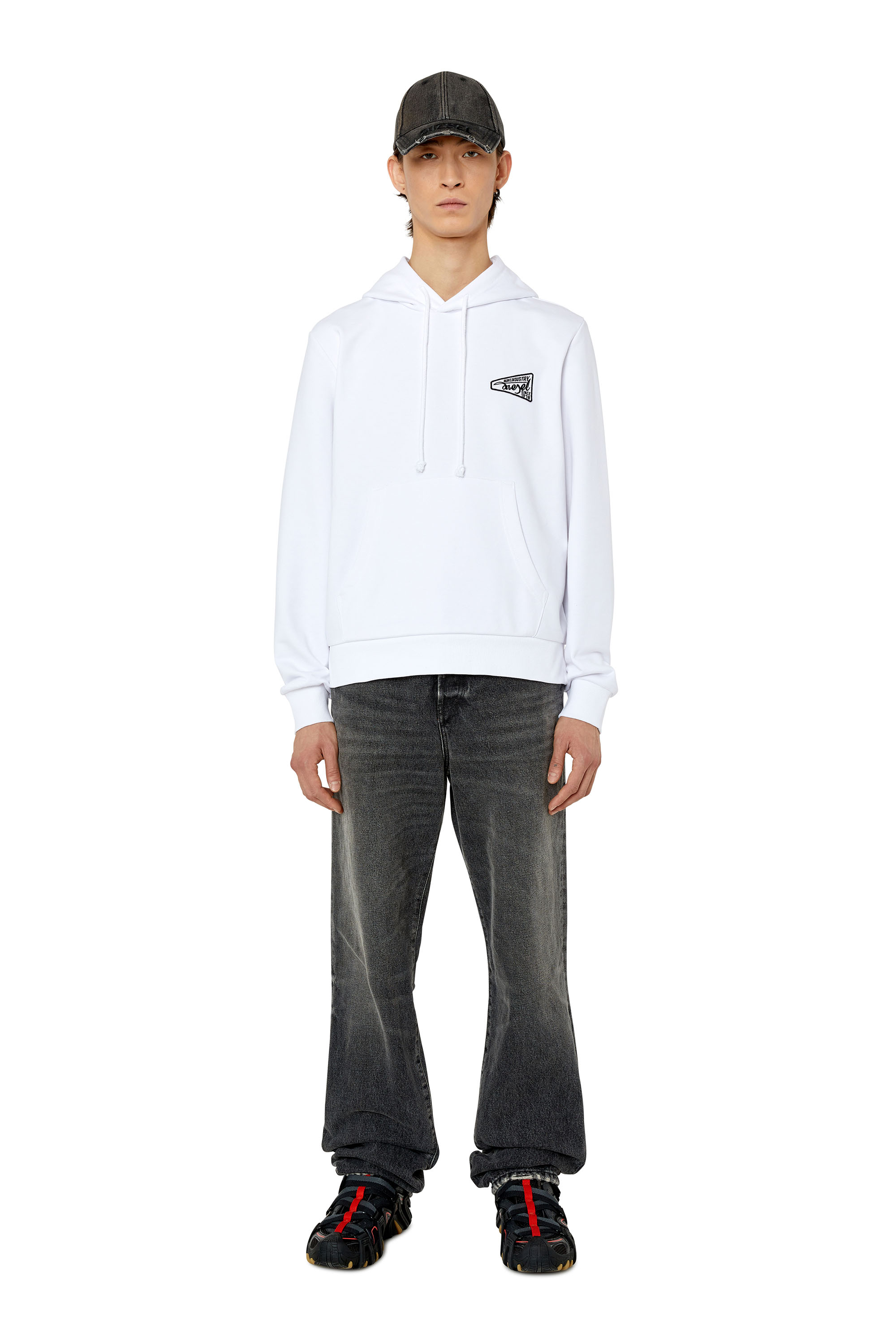 Diesel - S-GINN-HOOD-K31, White - Image 2