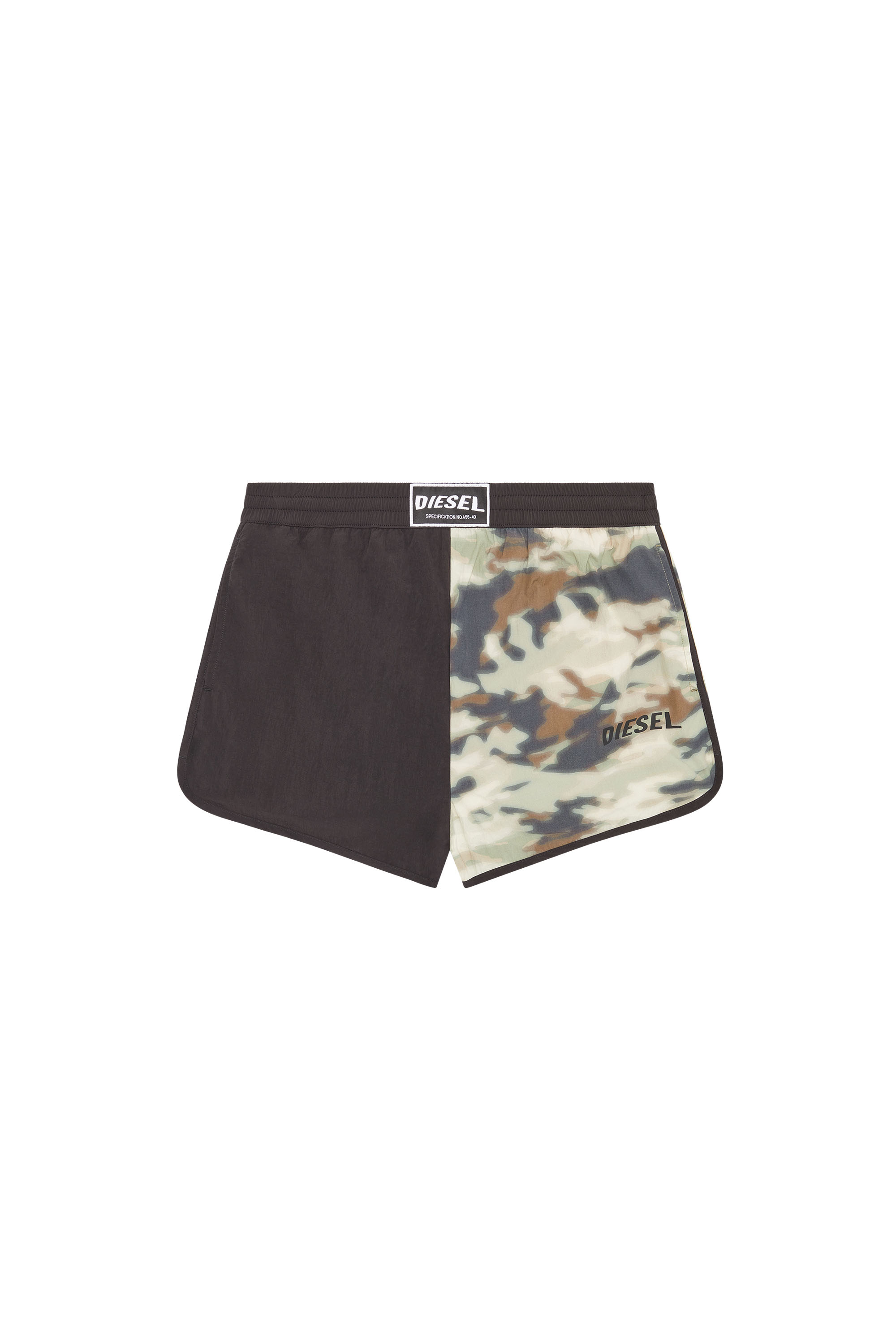 BMBX-JESPER, Black/Green - Swim shorts
