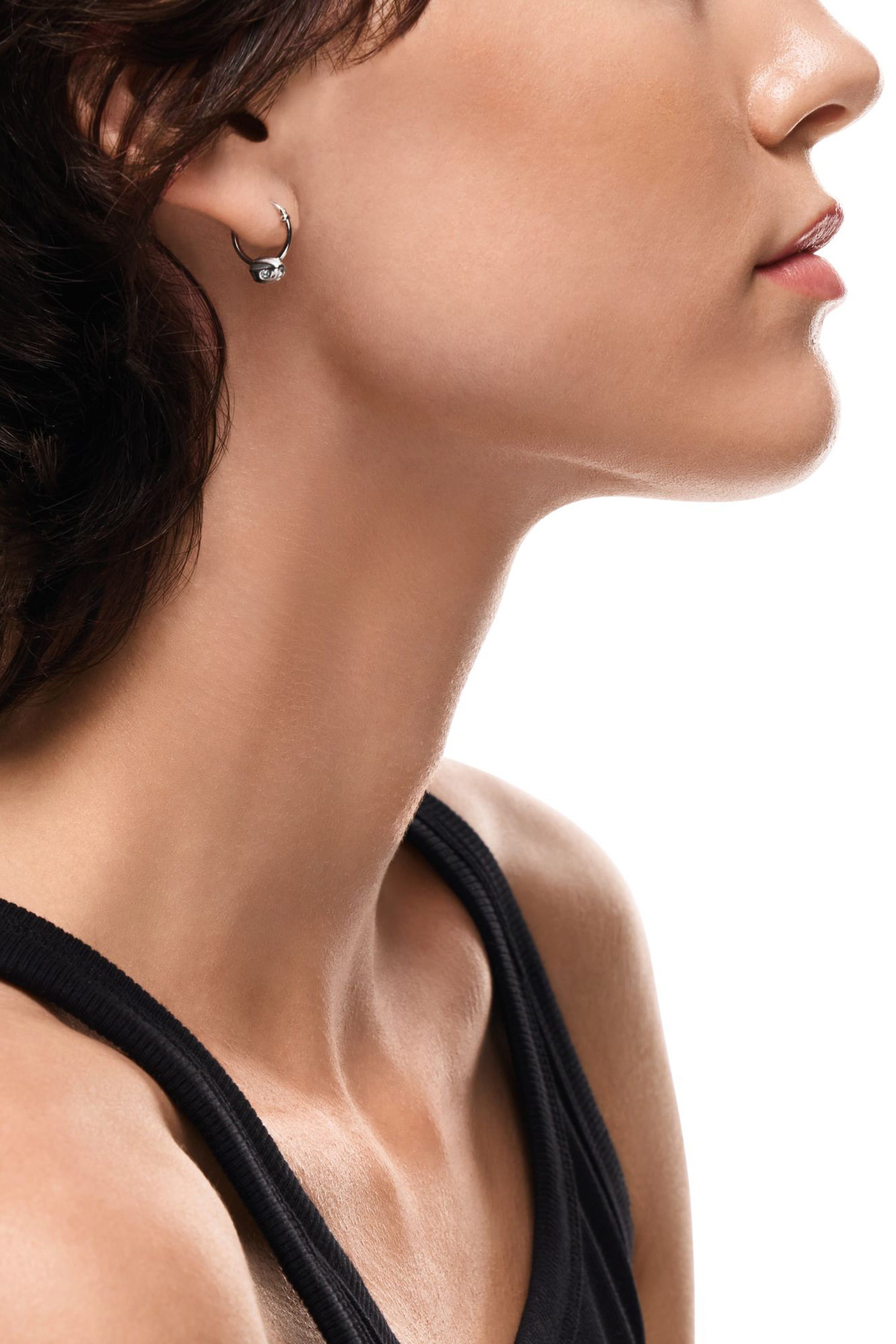 Diesel - DX1703040 JEWELLERY, Unisex's Stainless steel hoop earring in Silver - 4