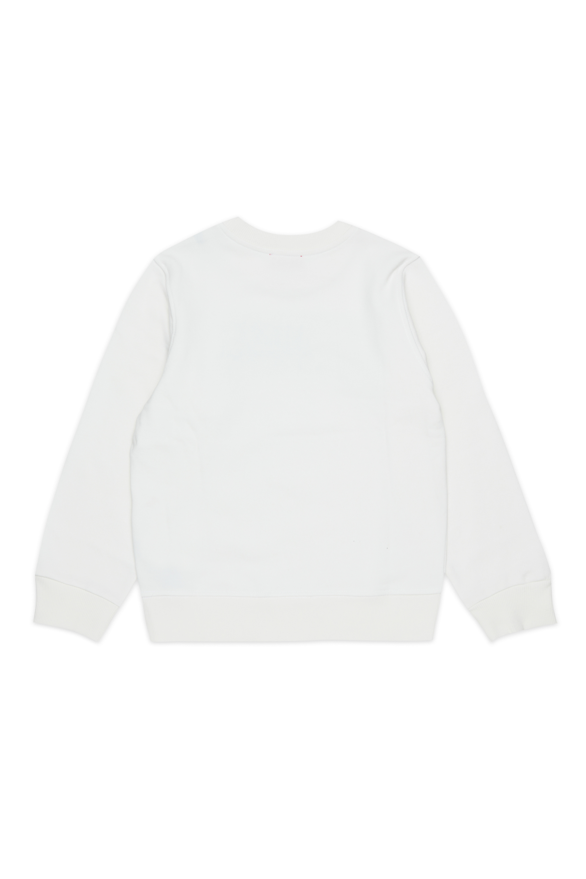 Diesel - SLOMIX, Man's Sweatshirt with distressed-effect logo in White - 2