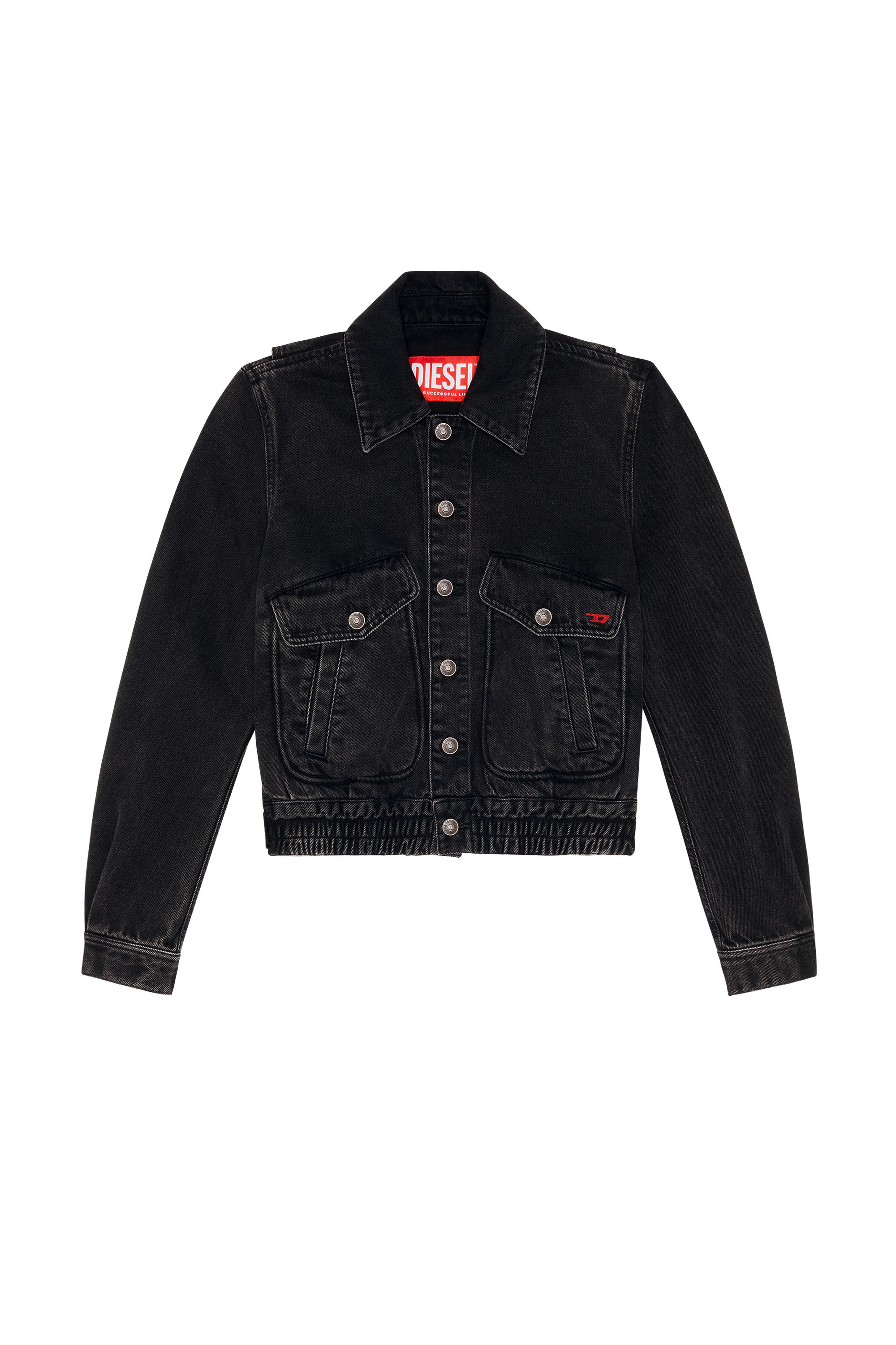 DE-TRACY, Black/Dark grey - Denim Jackets