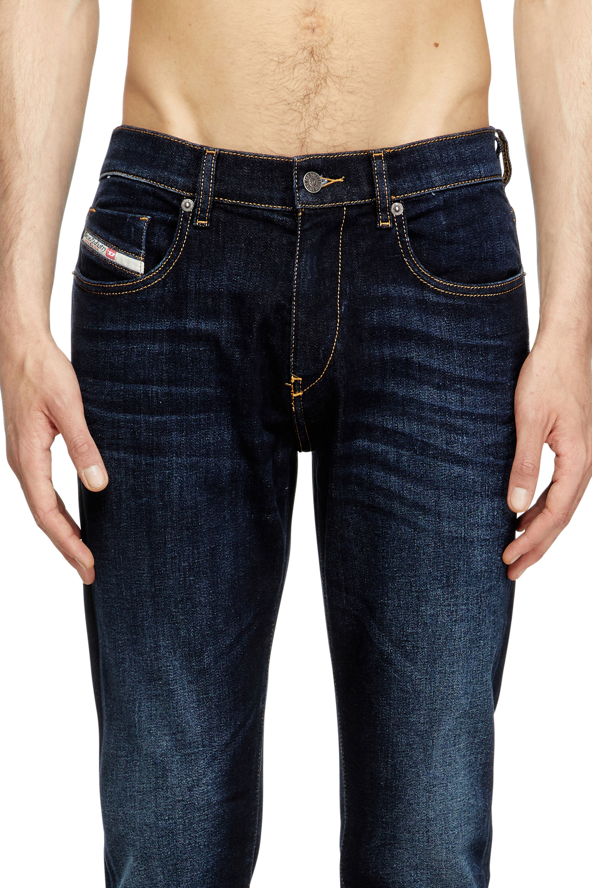 Diesel - Slim Jeans 2019 D-Strukt 009ZS, Dark Blue - Image 3