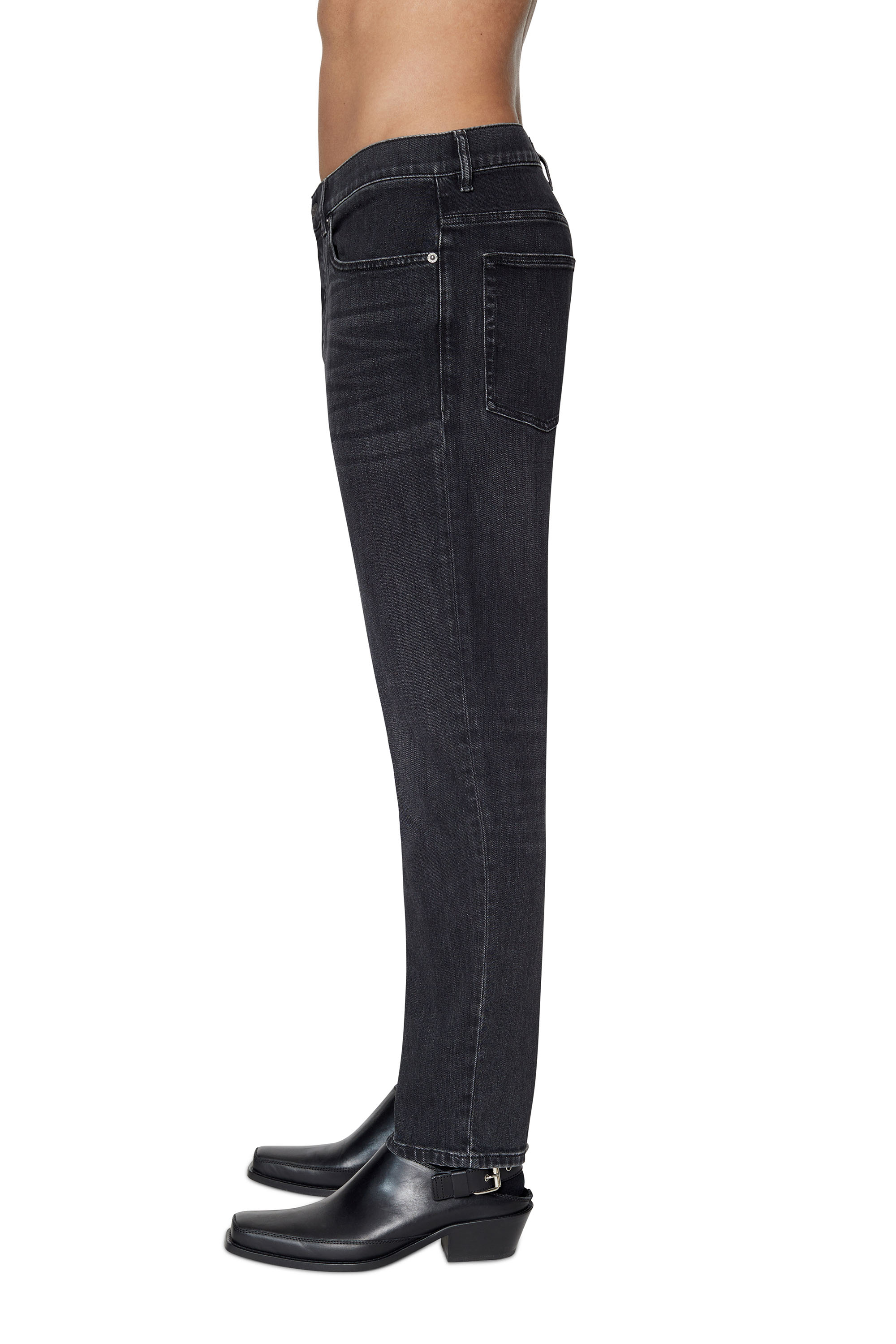 Diesel - 2005 D-Fining 09B83 Tapered Jeans, Black/Dark grey - Image 4