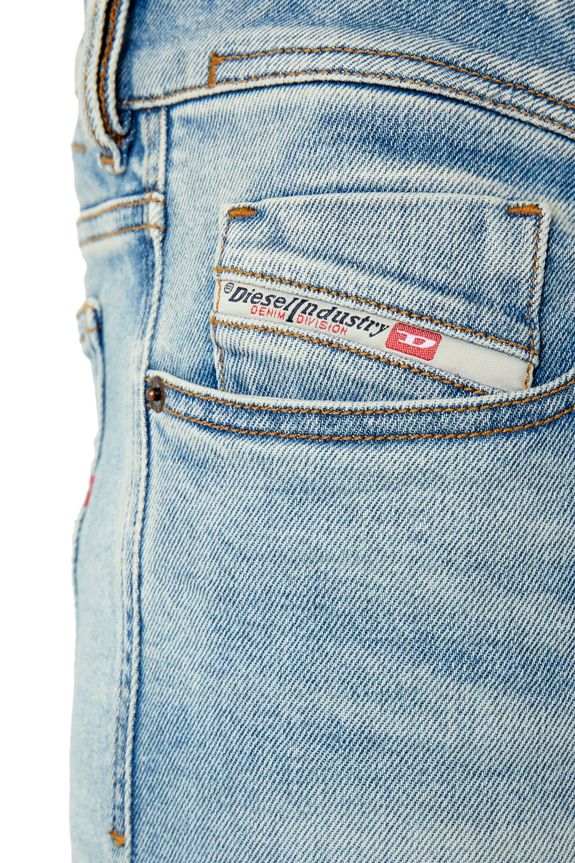 Diesel - 1979 Sleenker 09E82 Skinny Jeans, Light Blue - Image 3