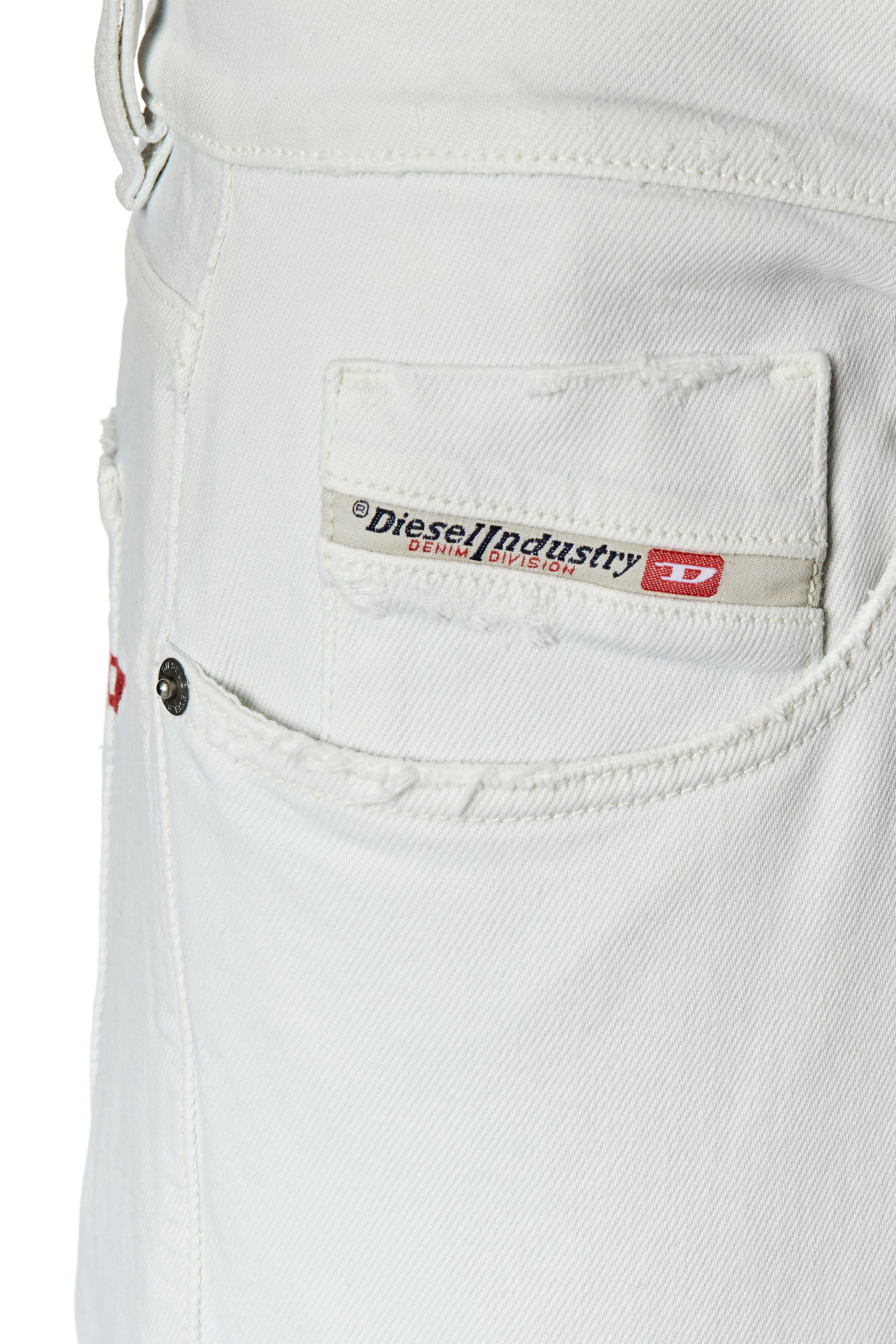 Diesel - Slim Jeans 2019 D-Strukt 09F26, White - Image 4