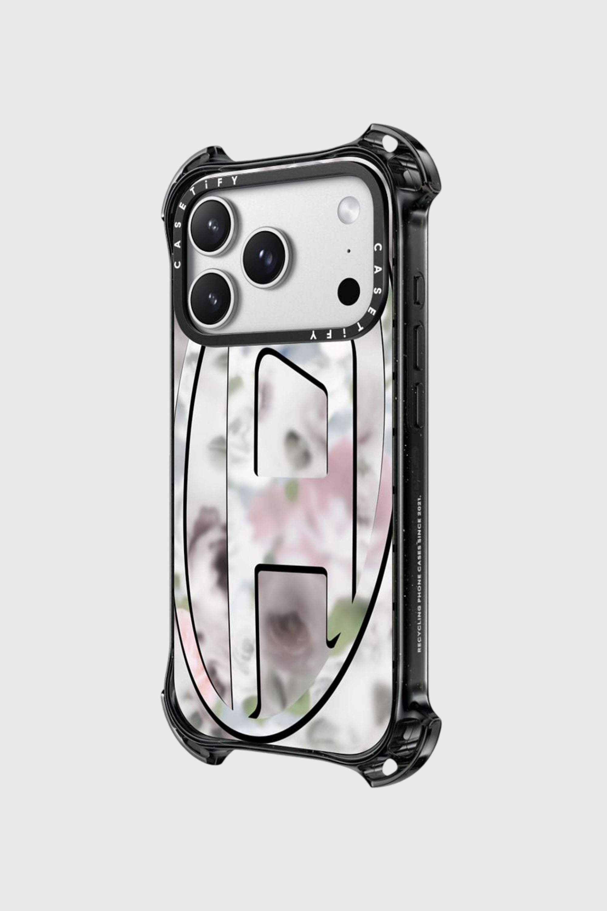 Diesel - 60585 MOULDED CASE, Unisex's Oval D bounce case for iPhone 17 Pro Max in Black/Pink - 2