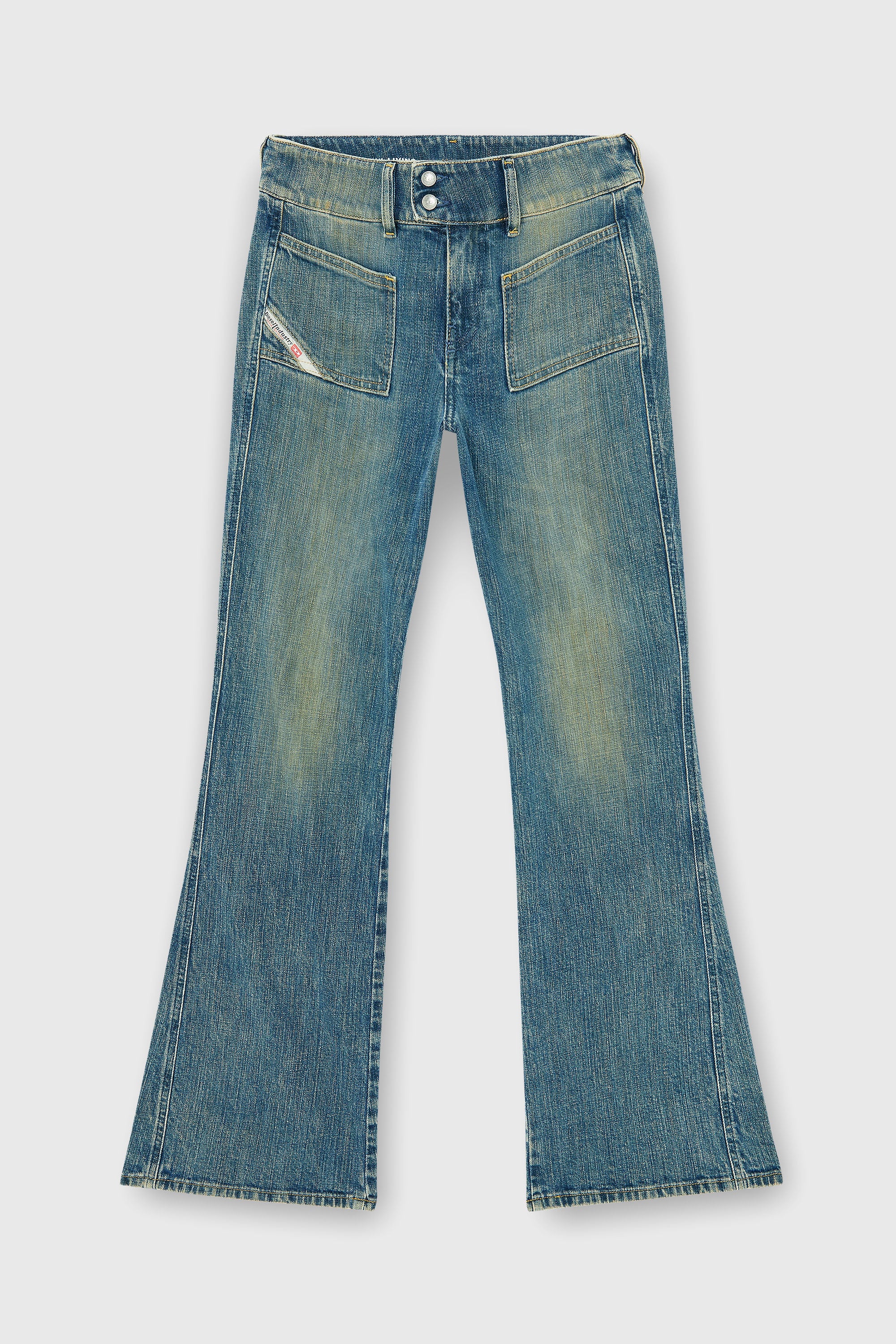 Diesel - Woman's Bootcut Jeans D-Hush 007EJ, Medium blue - 2